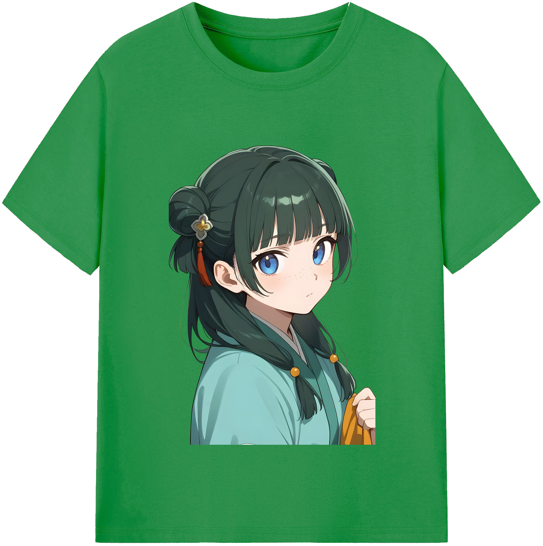 （画像用） 薬屋のひとりごと The Apothecary Diaries レディースカジュアルプリントTシャツ（綿100％）