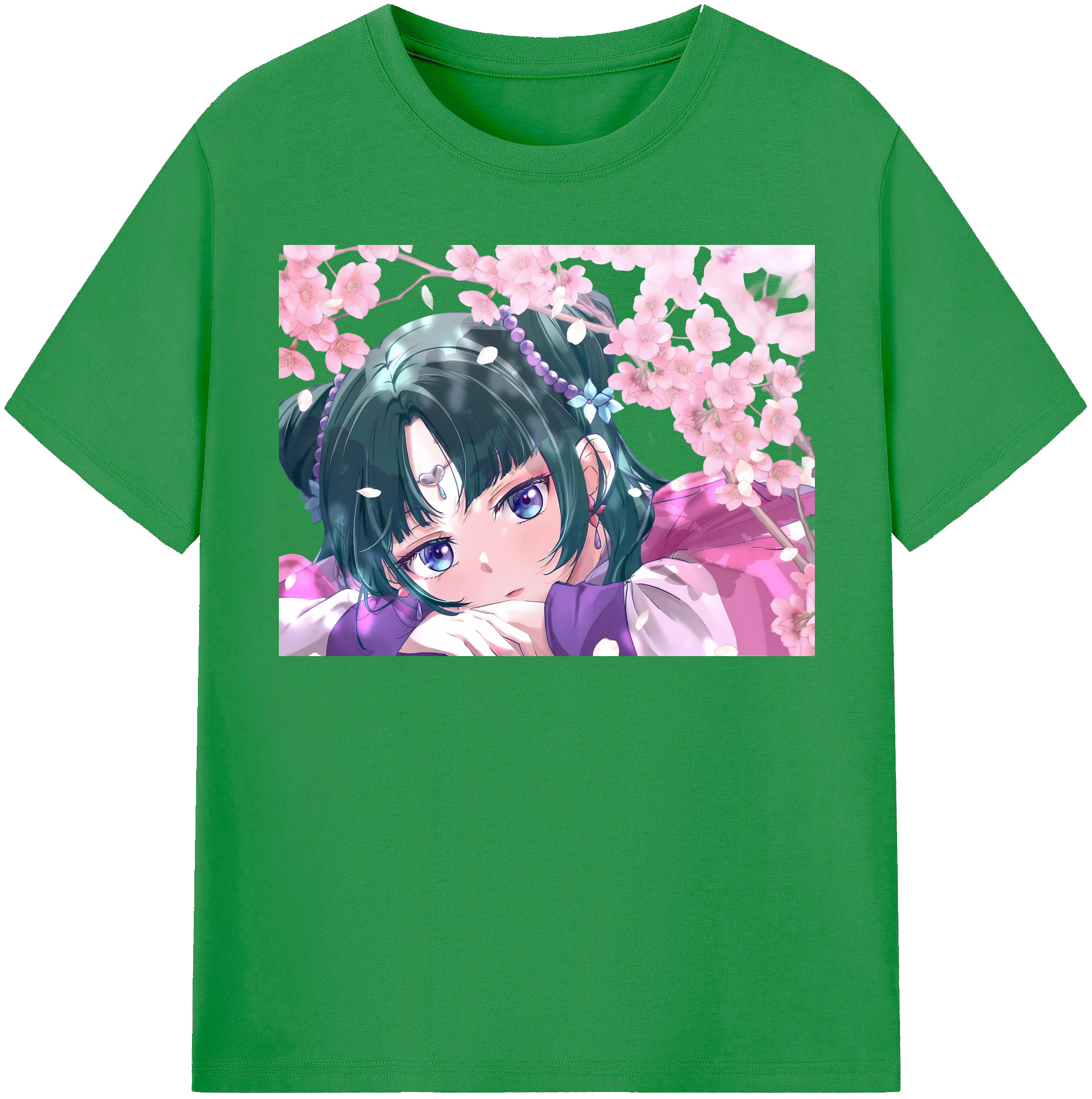 （画像用） 薬屋のひとりごと The Apothecary Diaries レディースカジュアルプリントTシャツ（綿100％）