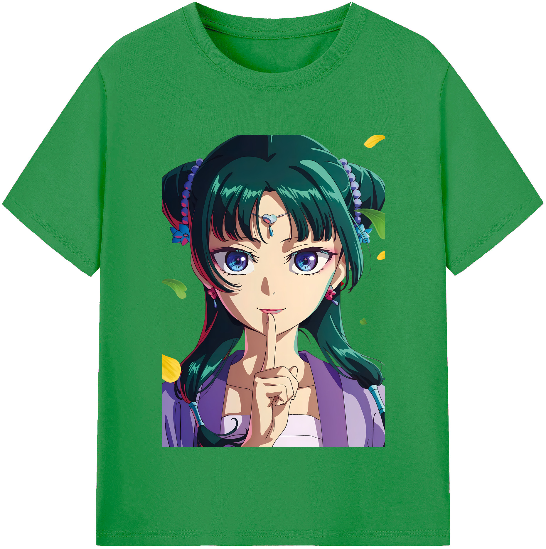 （画像用） 薬屋のひとりごと The Apothecary Diaries レディースカジュアルプリントTシャツ（綿100％）