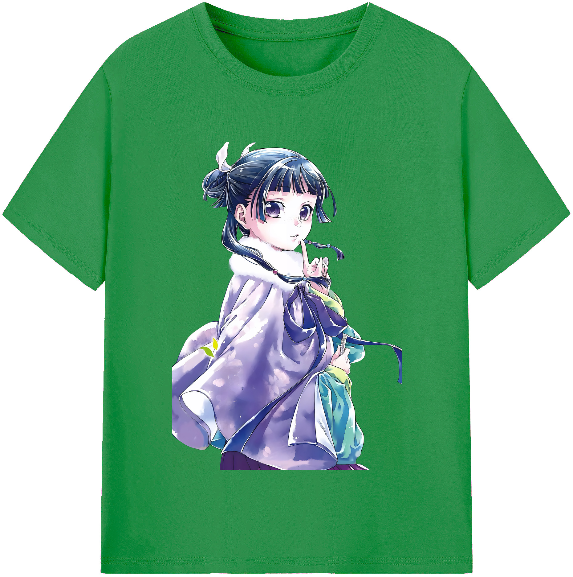（画像用） 薬屋のひとりごと The Apothecary Diaries レディースカジュアルプリントTシャツ（綿100％）
