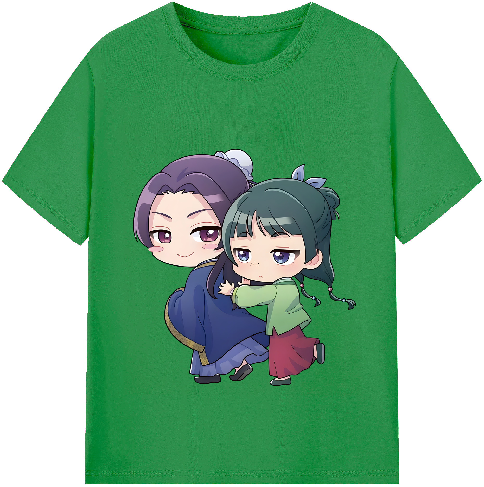 （画像用） 薬屋のひとりごと The Apothecary Diaries レディースカジュアルプリントTシャツ（綿100％）