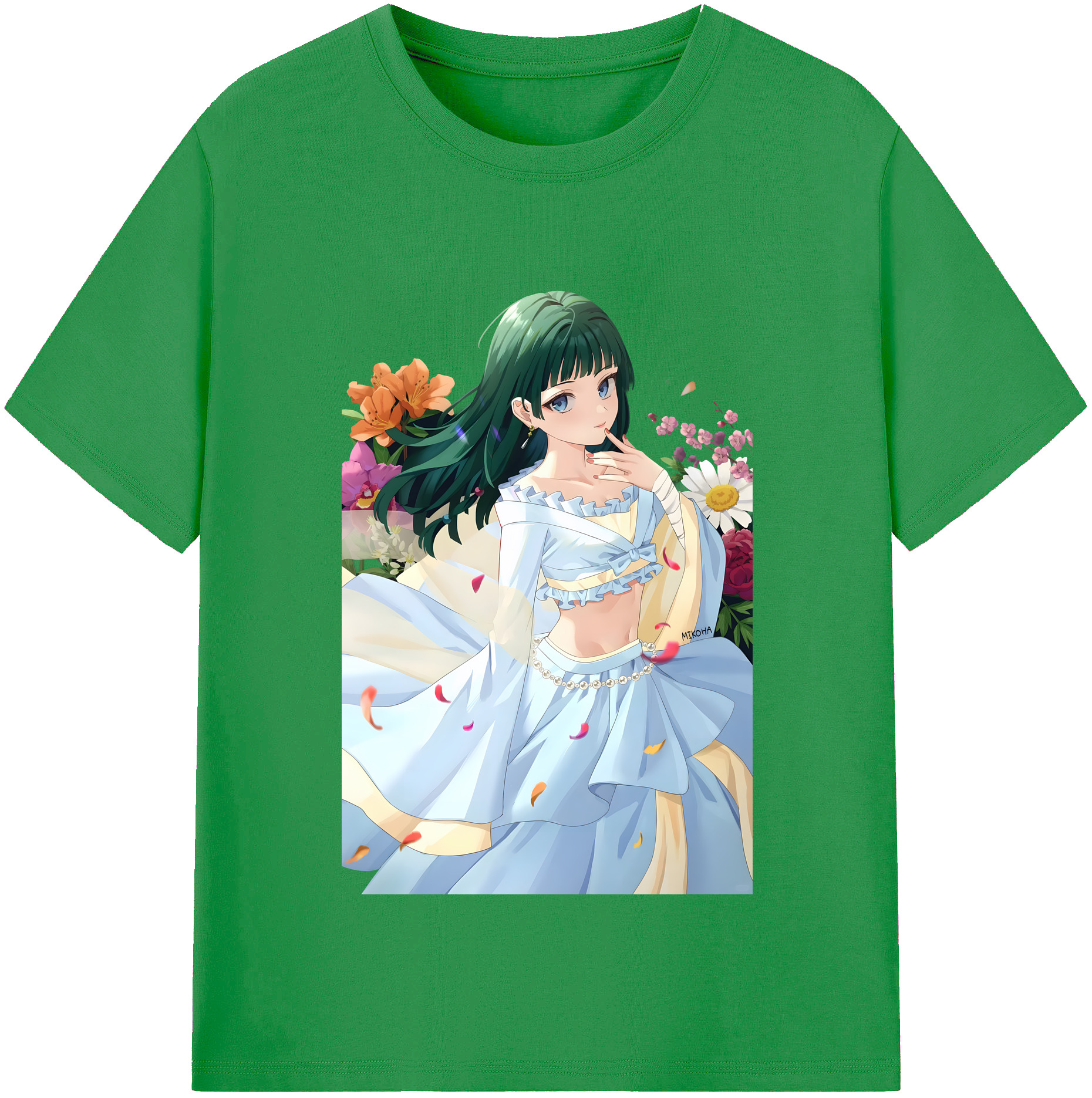 （画像用） 薬屋のひとりごと The Apothecary Diaries レディースカジュアルプリントTシャツ（綿100％）