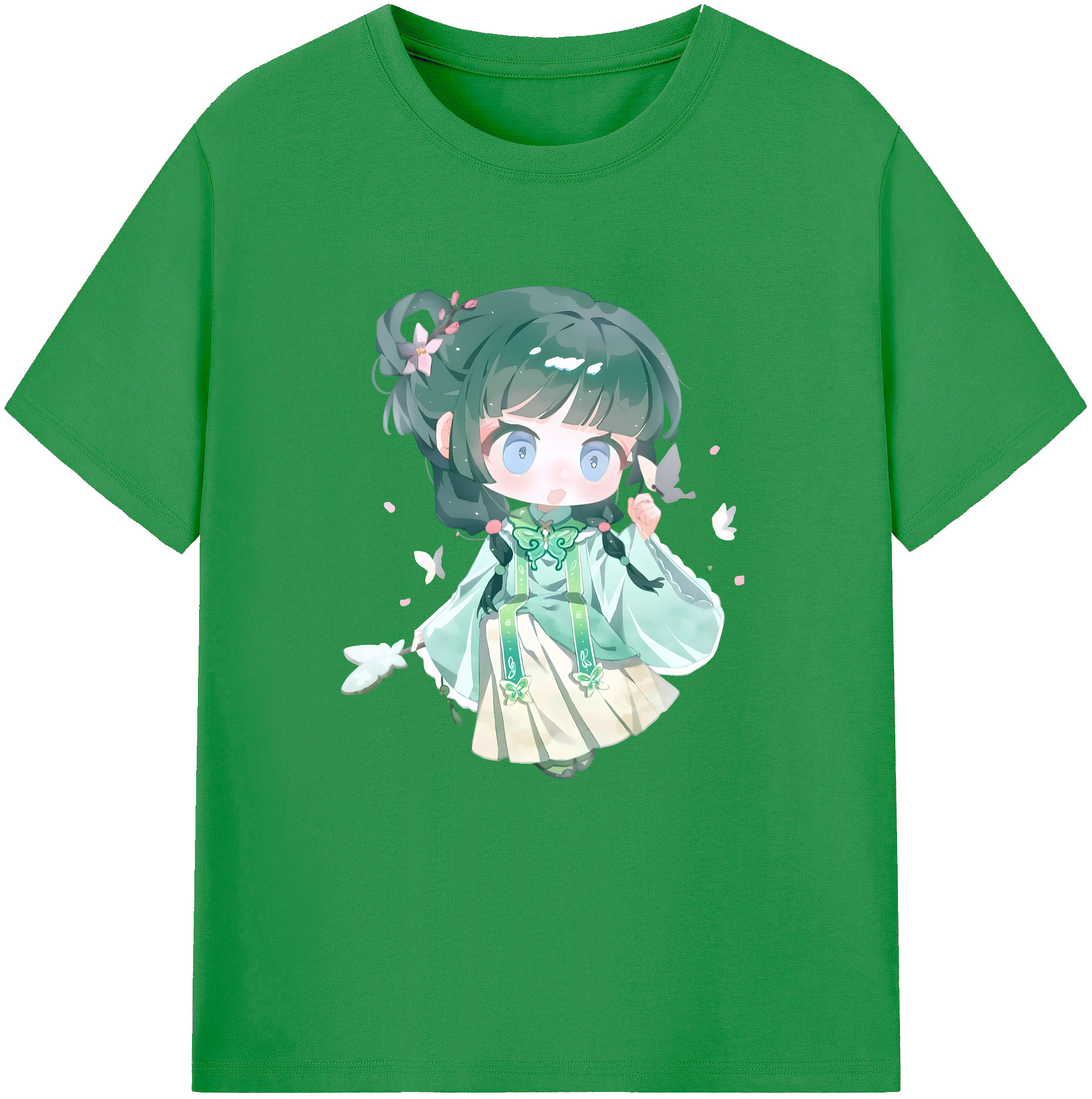 （画像用） 薬屋のひとりごと The Apothecary Diaries レディースカジュアルプリントTシャツ（綿100％）
