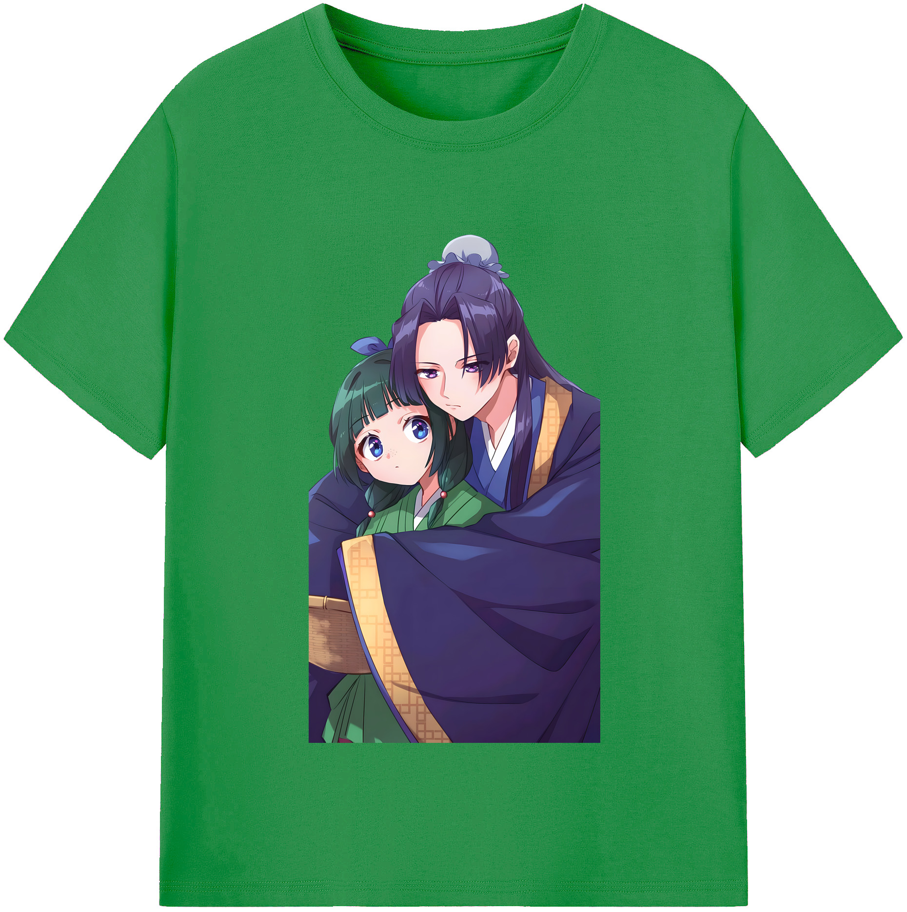 （画像用） 薬屋のひとりごと The Apothecary Diaries レディースカジュアルプリントTシャツ（綿100％）
