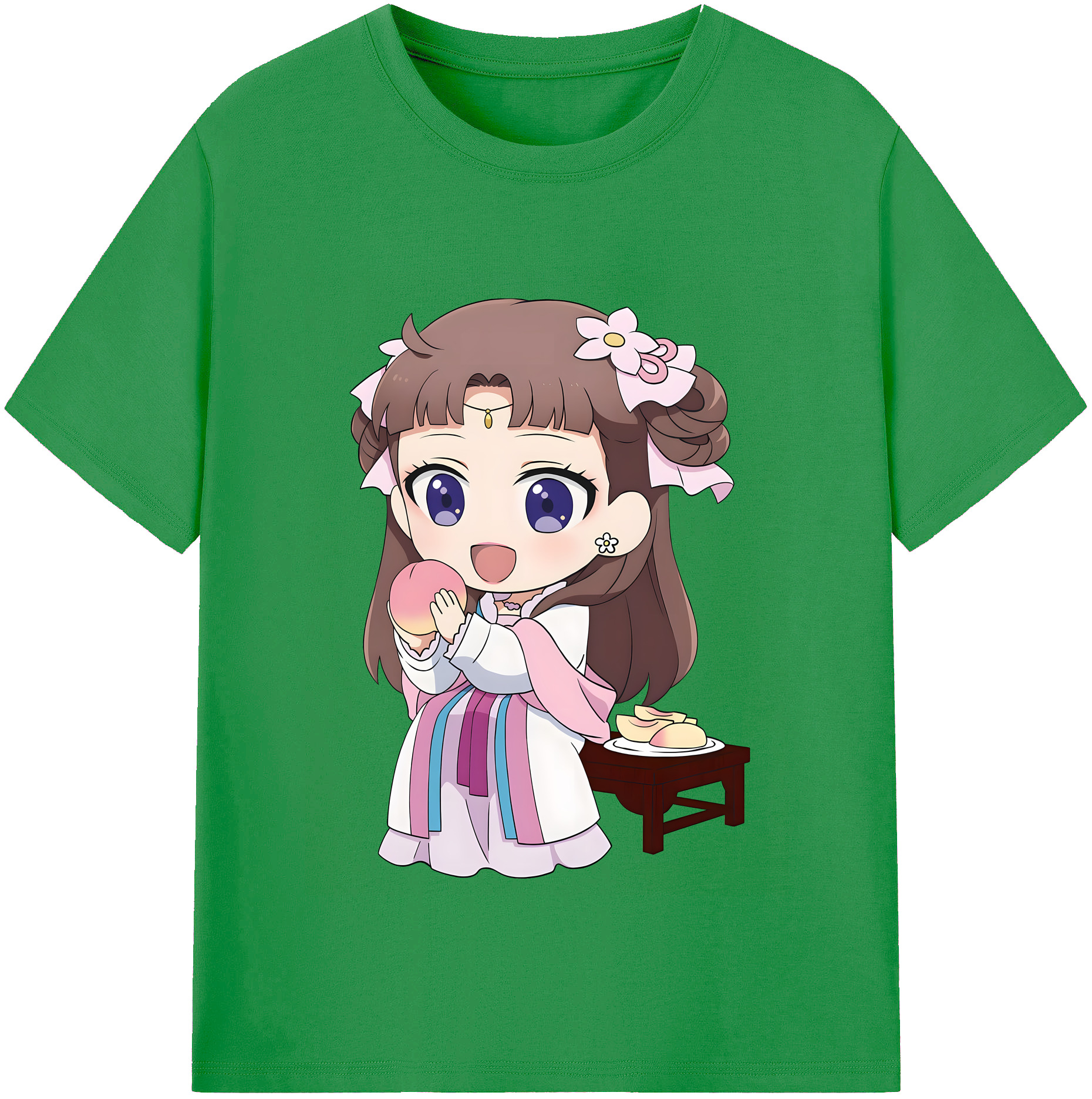 （画像用） 薬屋のひとりごと The Apothecary Diaries レディースカジュアルプリントTシャツ（綿100％）