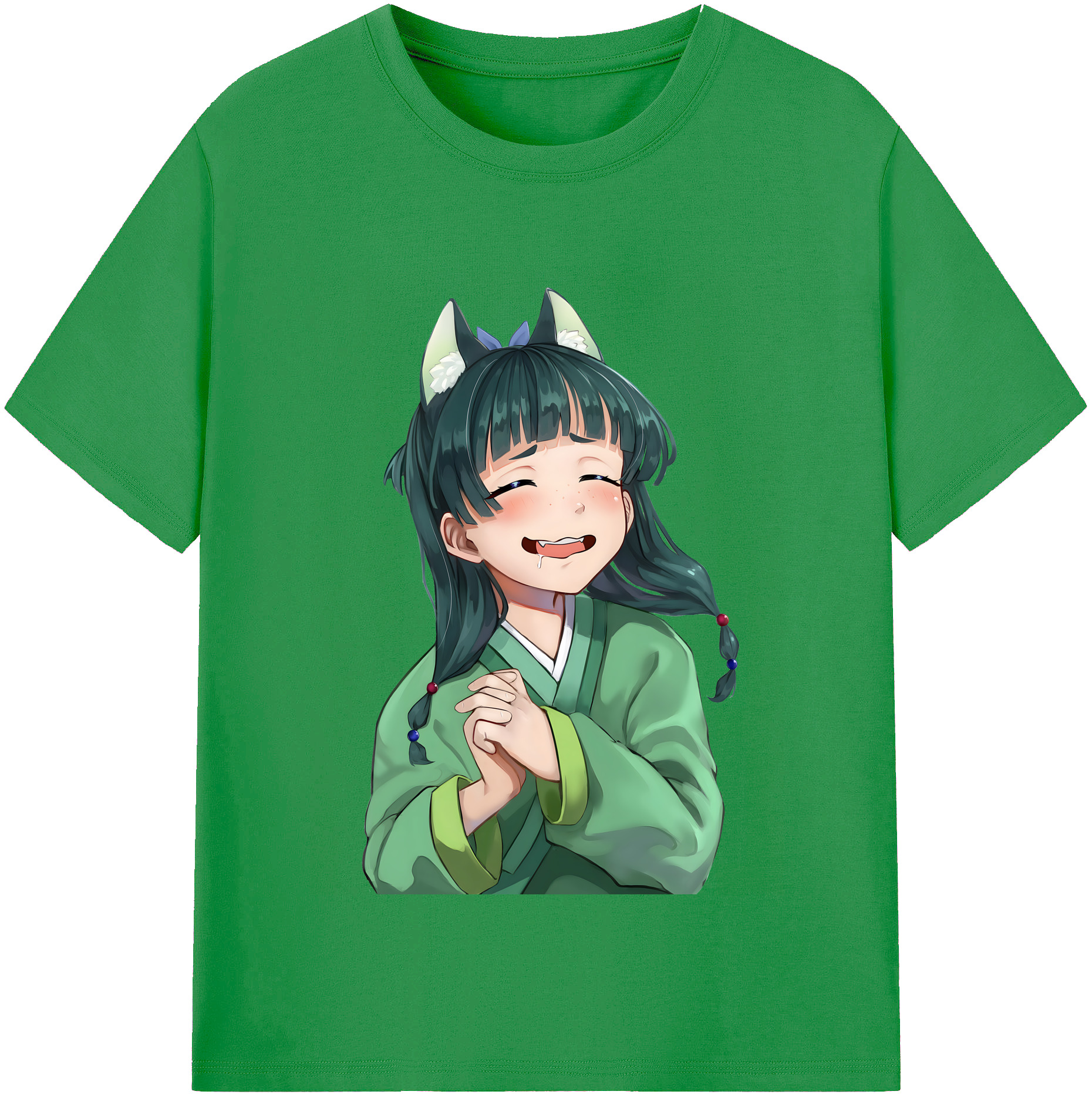 （画像用） 薬屋のひとりごと The Apothecary Diaries レディースカジュアルプリントTシャツ（綿100％）