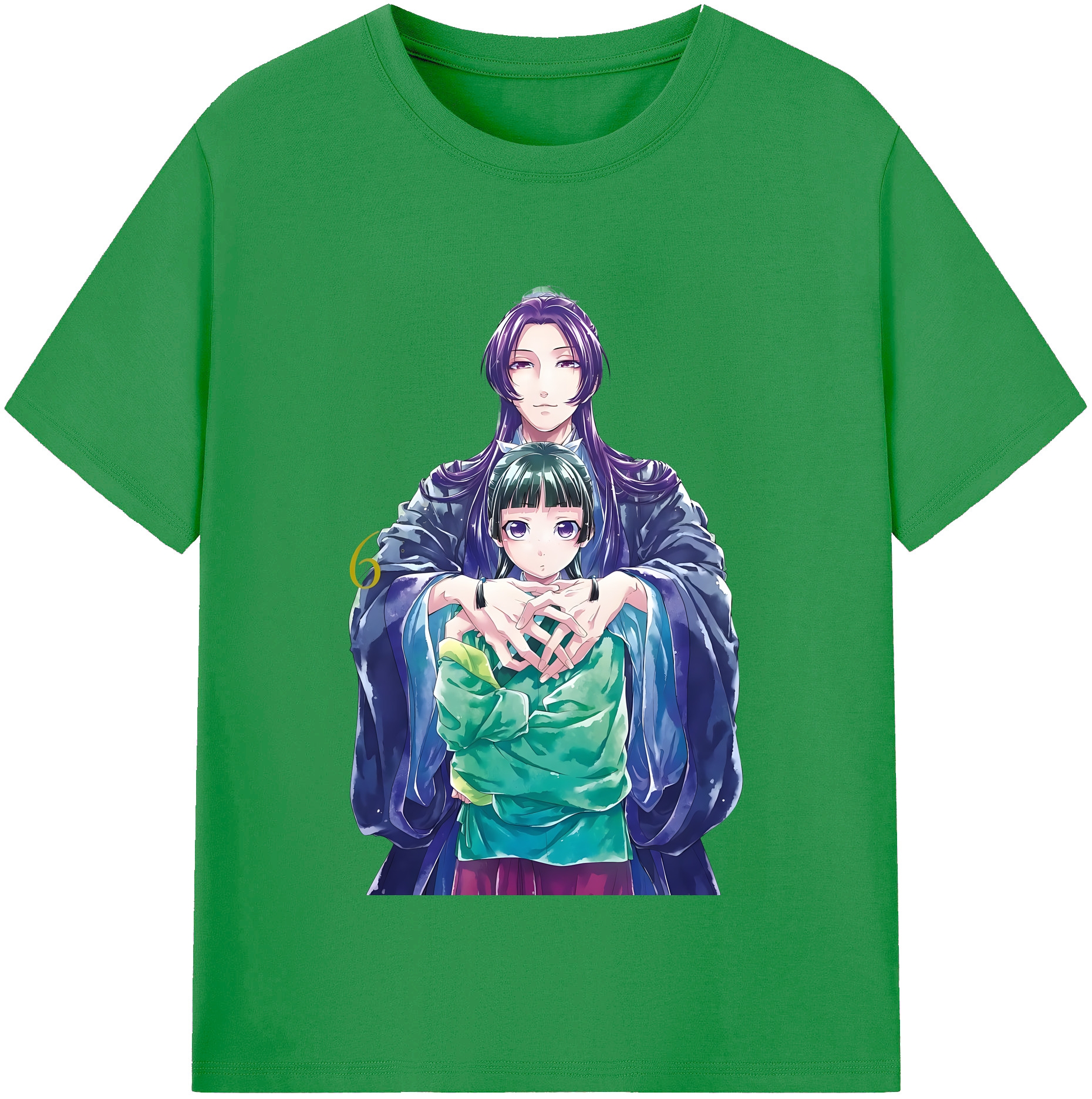 （画像用） 薬屋のひとりごと The Apothecary Diaries レディースカジュアルプリントTシャツ（綿100％）