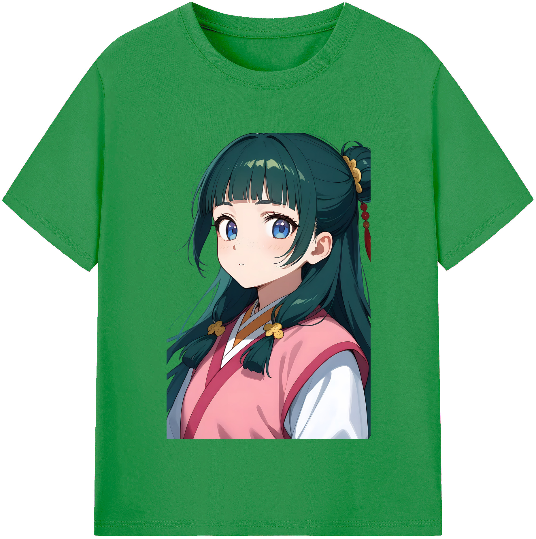 （画像用） 薬屋のひとりごと The Apothecary Diaries レディースカジュアルプリントTシャツ（綿100％）