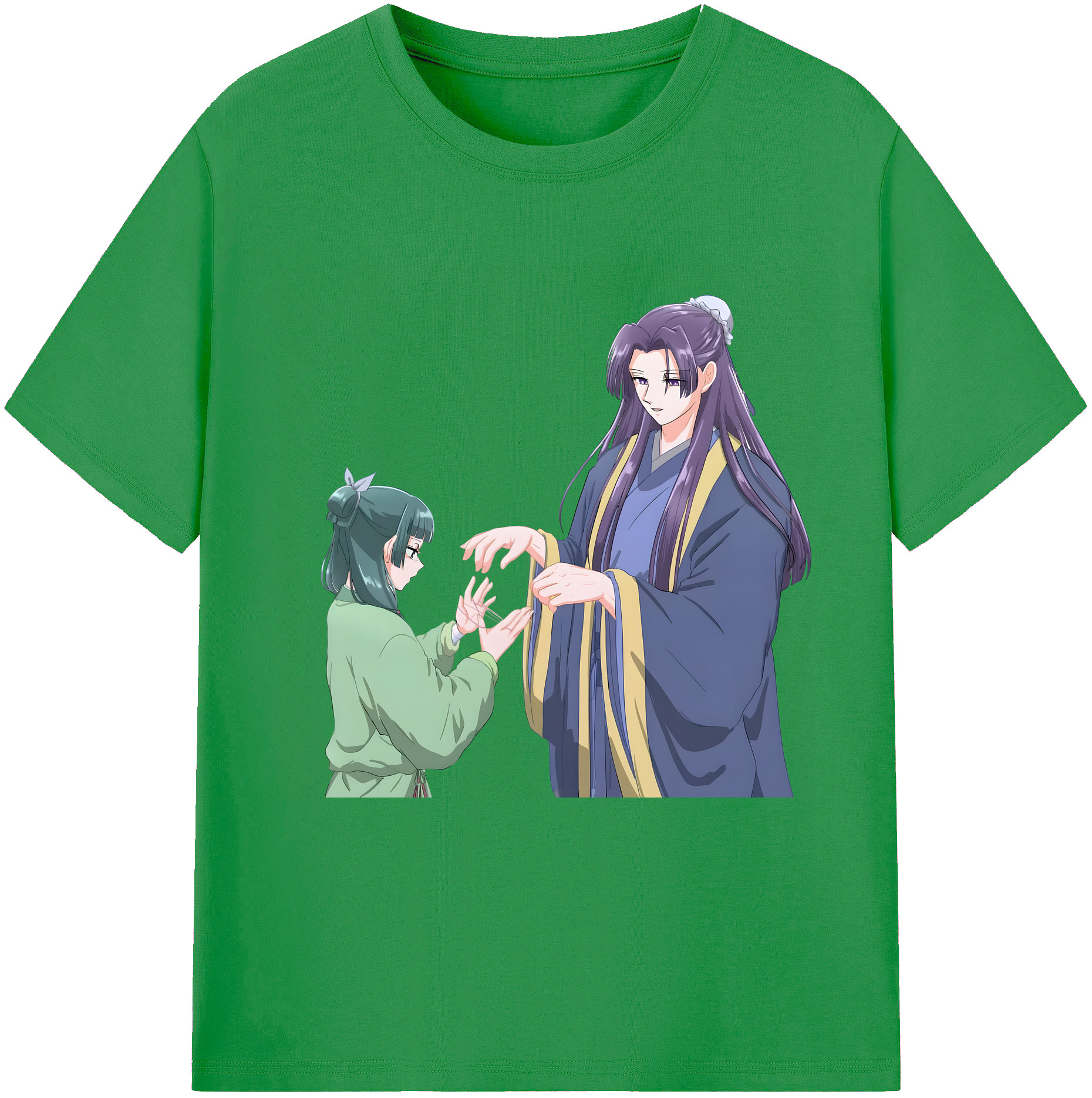 （画像用） 薬屋のひとりごと The Apothecary Diaries レディースカジュアルプリントTシャツ（綿100％）
