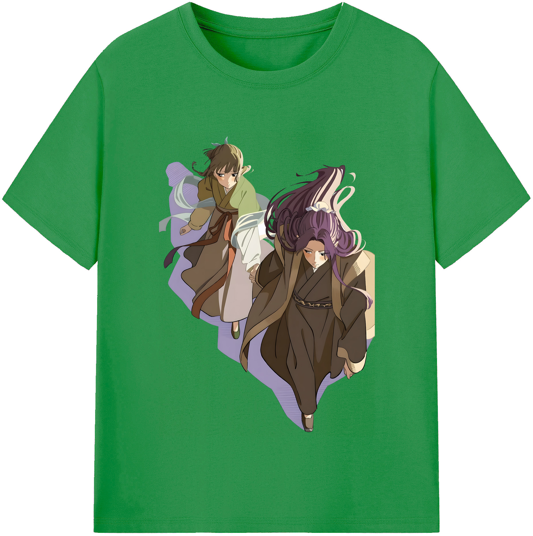 （画像用） 薬屋のひとりごと The Apothecary Diaries レディースカジュアルプリントTシャツ（綿100％）