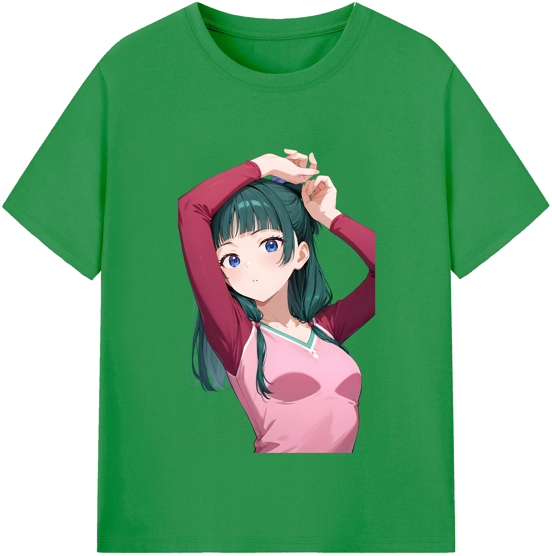 （画像用） 薬屋のひとりごと The Apothecary Diaries レディースカジュアルプリントTシャツ（綿100％）