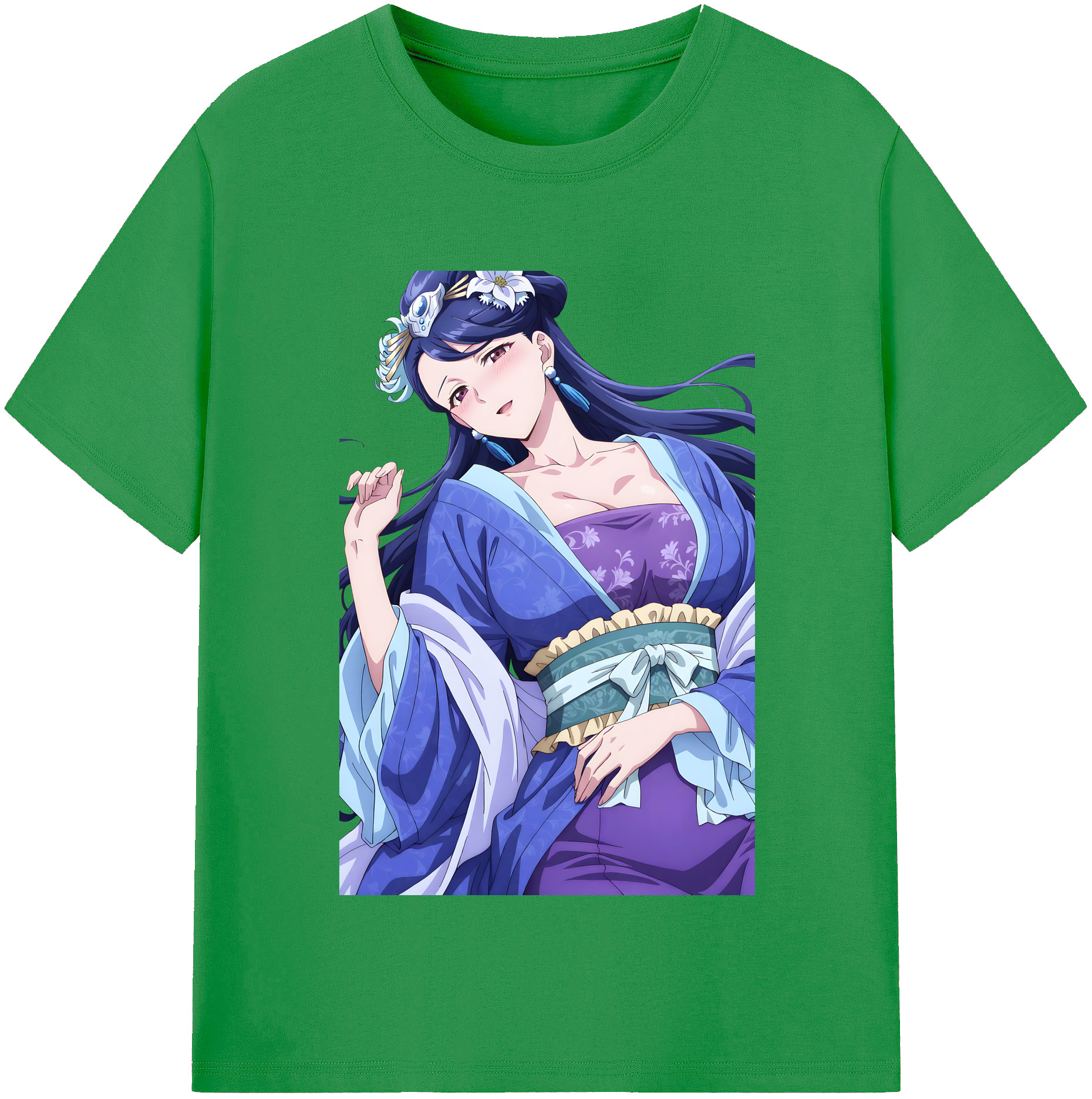 （画像用） 薬屋のひとりごと The Apothecary Diaries レディースカジュアルプリントTシャツ（綿100％）