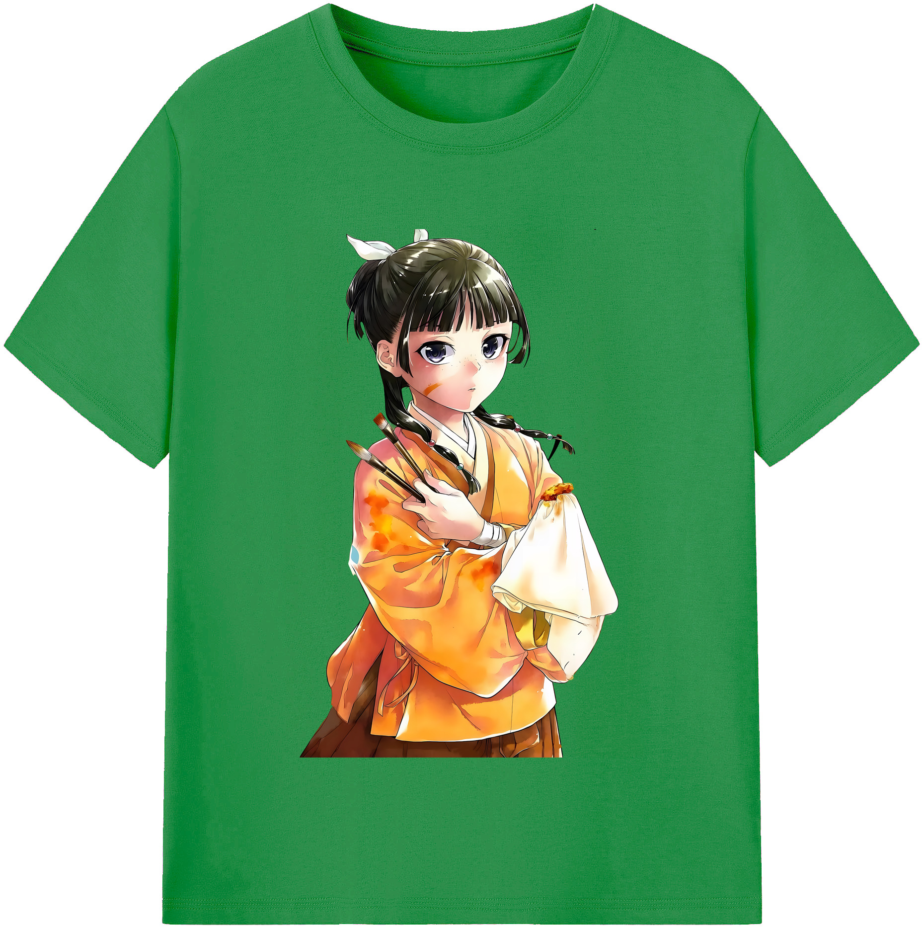 （画像用） 薬屋のひとりごと The Apothecary Diaries レディースカジュアルプリントTシャツ（綿100％）
