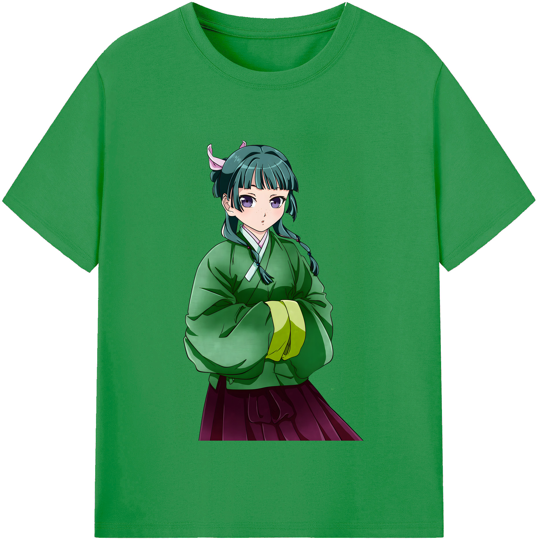 （画像用） 薬屋のひとりごと The Apothecary Diaries レディースカジュアルプリントTシャツ（綿100％）