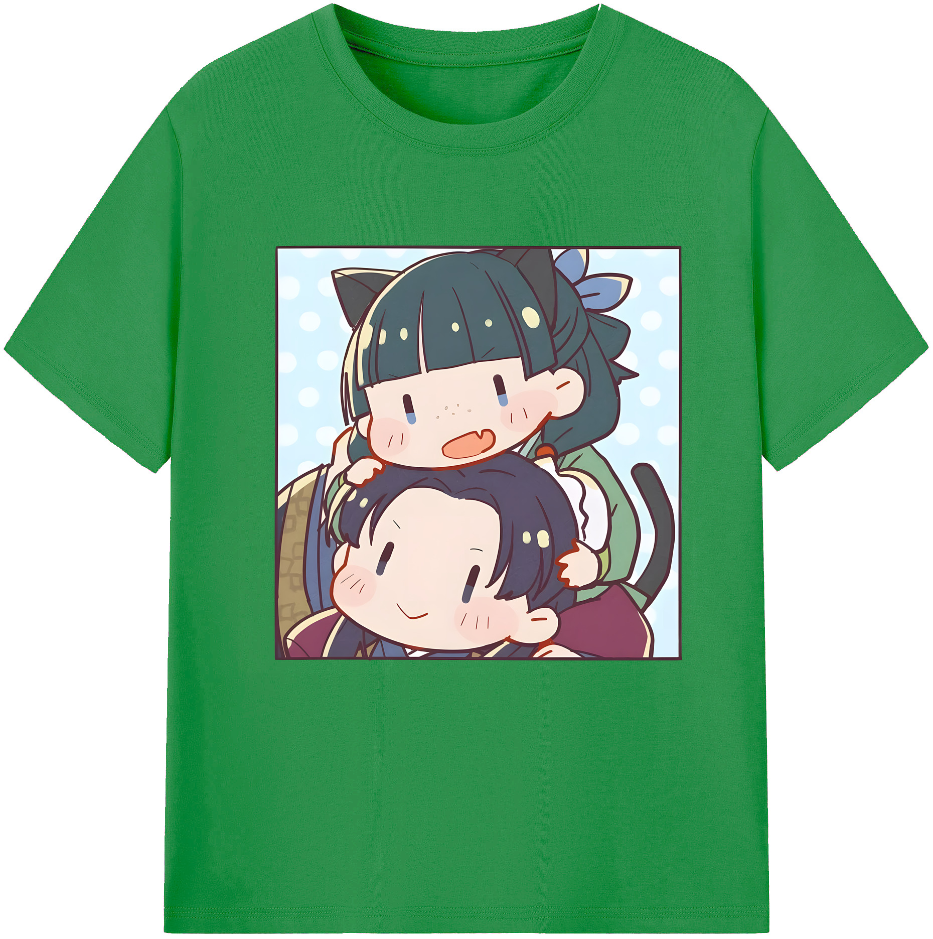 （画像用） 薬屋のひとりごと The Apothecary Diaries レディースカジュアルプリントTシャツ（綿100％）