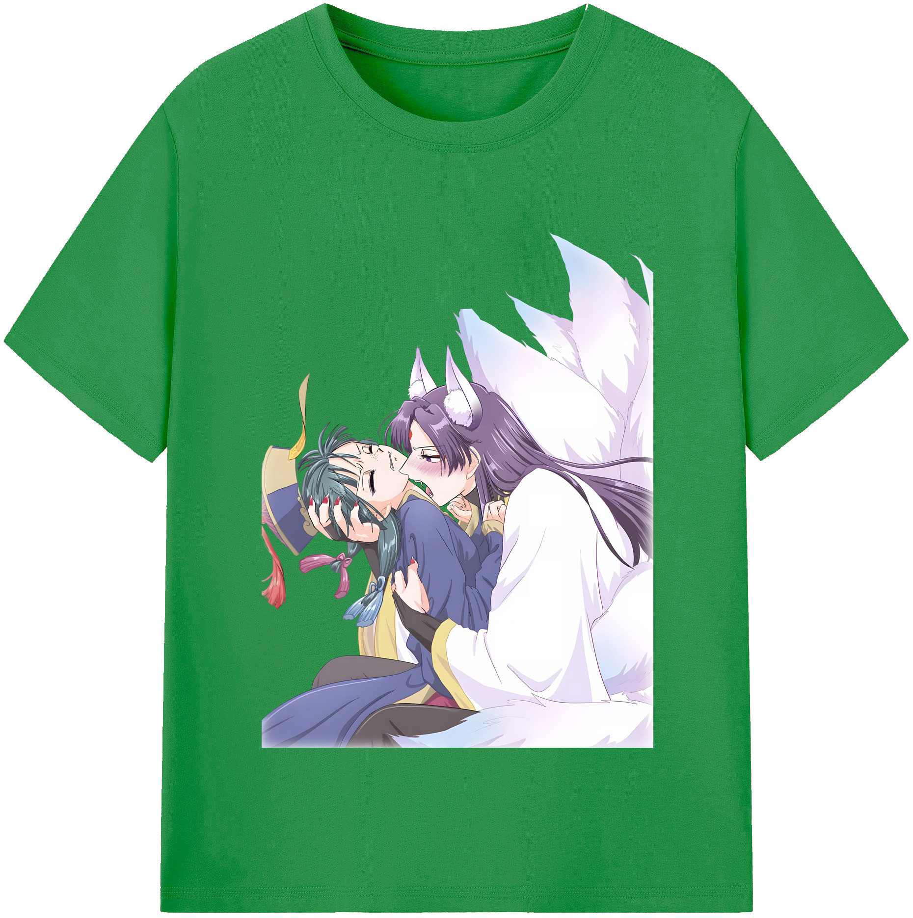 （画像用） 薬屋のひとりごと The Apothecary Diaries レディースカジュアルプリントTシャツ（綿100％）