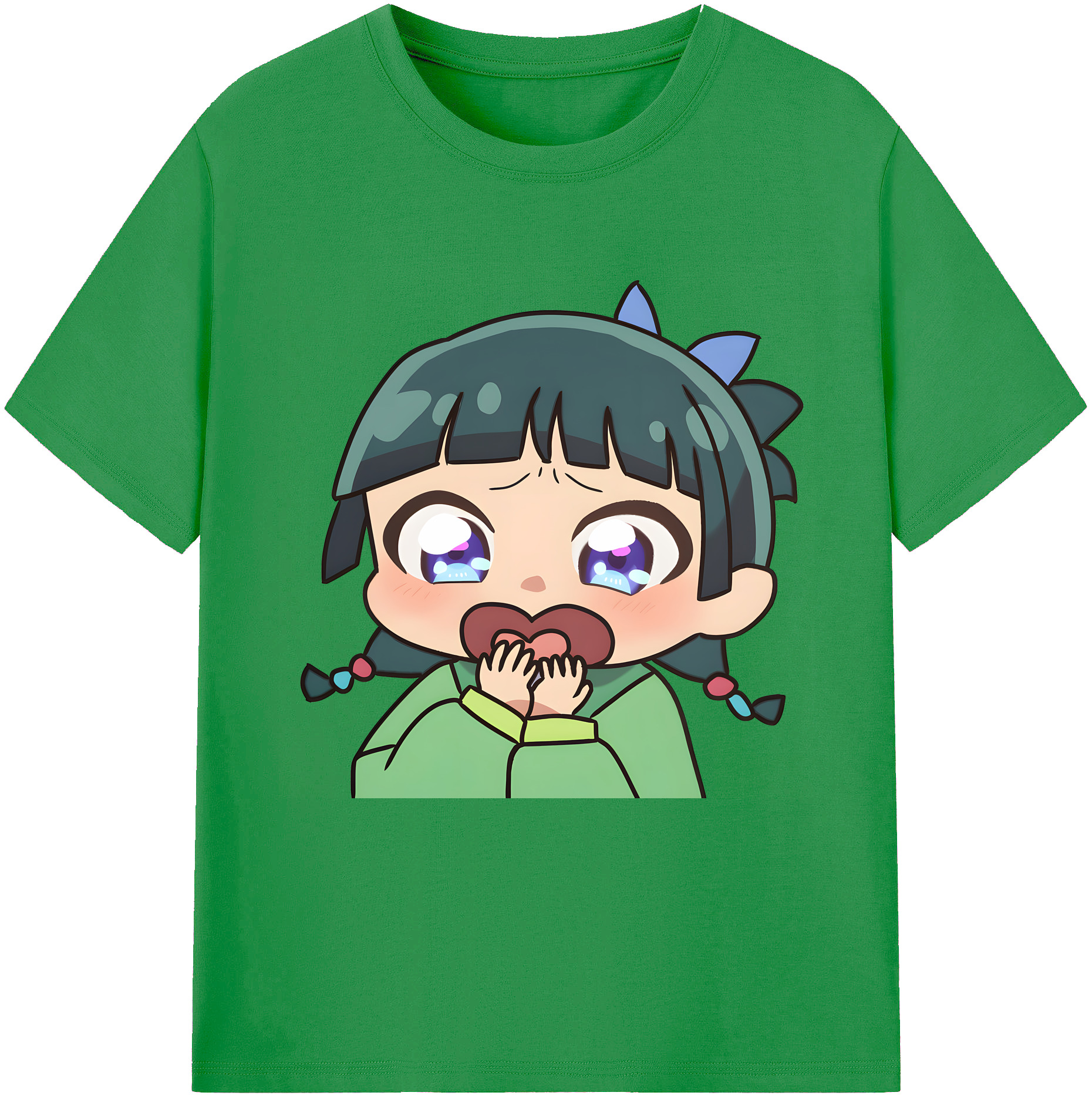 （画像用） 薬屋のひとりごと The Apothecary Diaries レディースカジュアルプリントTシャツ（綿100％）