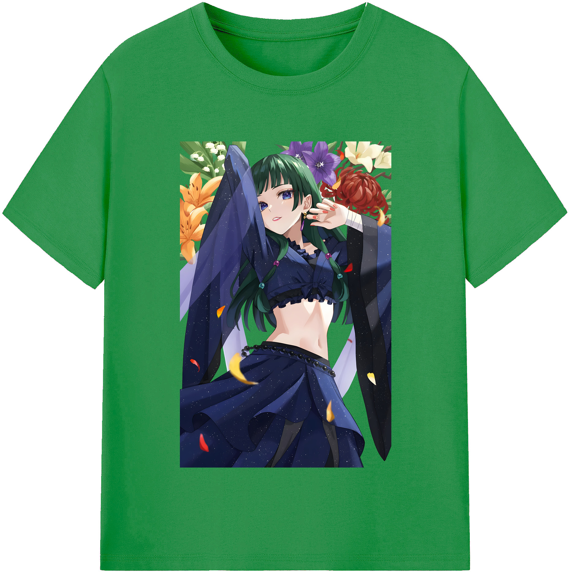 （画像用） 薬屋のひとりごと The Apothecary Diaries レディースカジュアルプリントTシャツ（綿100％）
