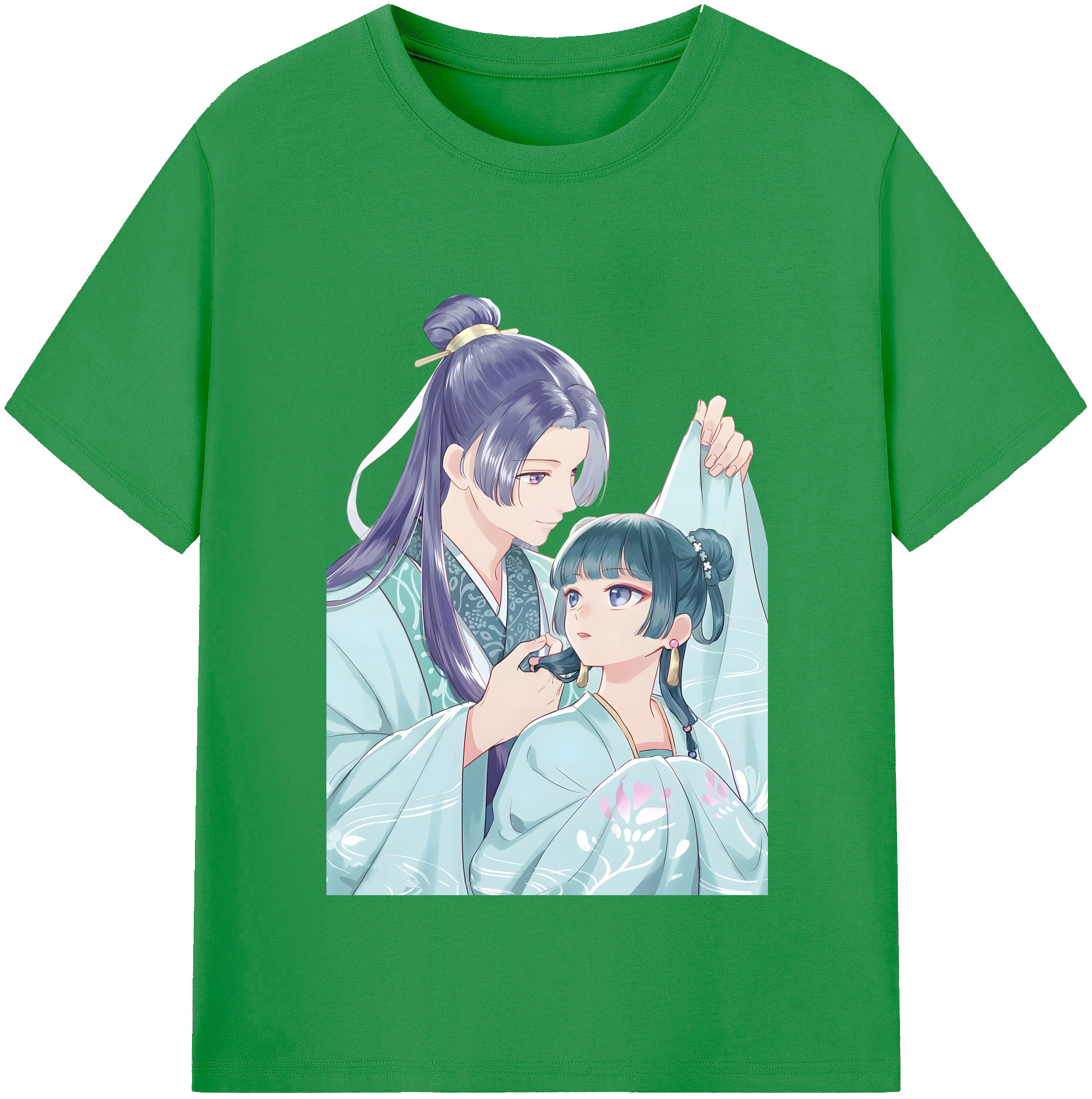 （画像用） 薬屋のひとりごと The Apothecary Diaries レディースカジュアルプリントTシャツ（綿100％）