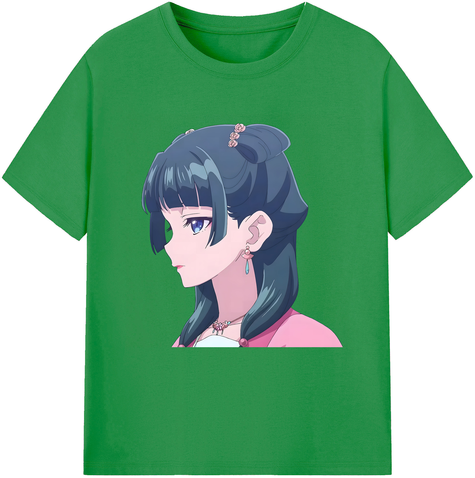（画像用） 薬屋のひとりごと The Apothecary Diaries レディースカジュアルプリントTシャツ（綿100％）