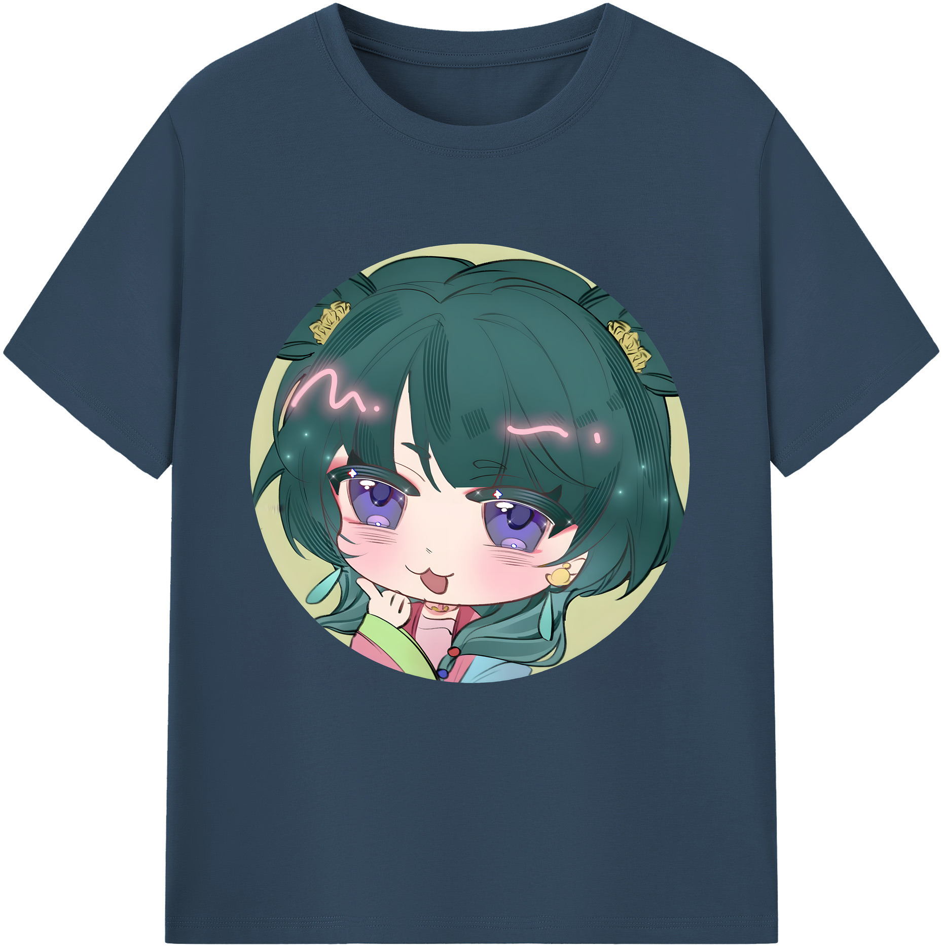 （画像用） 薬屋のひとりごと The Apothecary Diaries レディースカジュアルプリントTシャツ（綿100％）