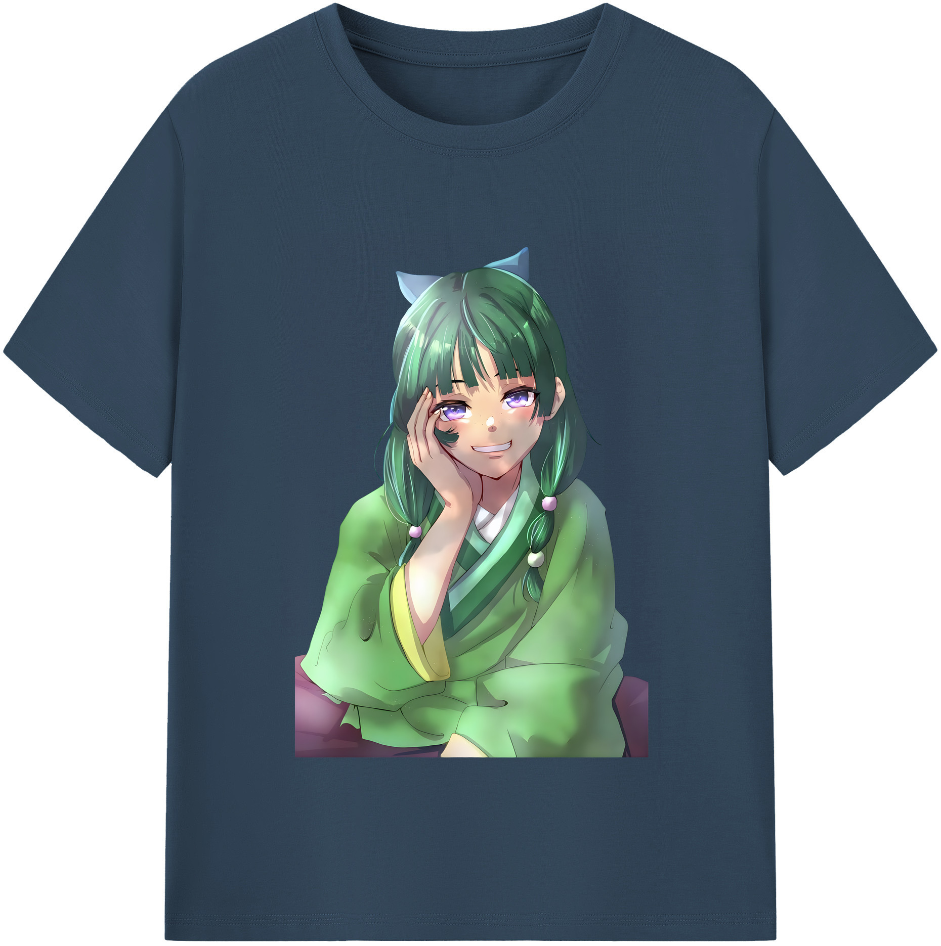 （画像用） 薬屋のひとりごと The Apothecary Diaries レディースカジュアルプリントTシャツ（綿100％）