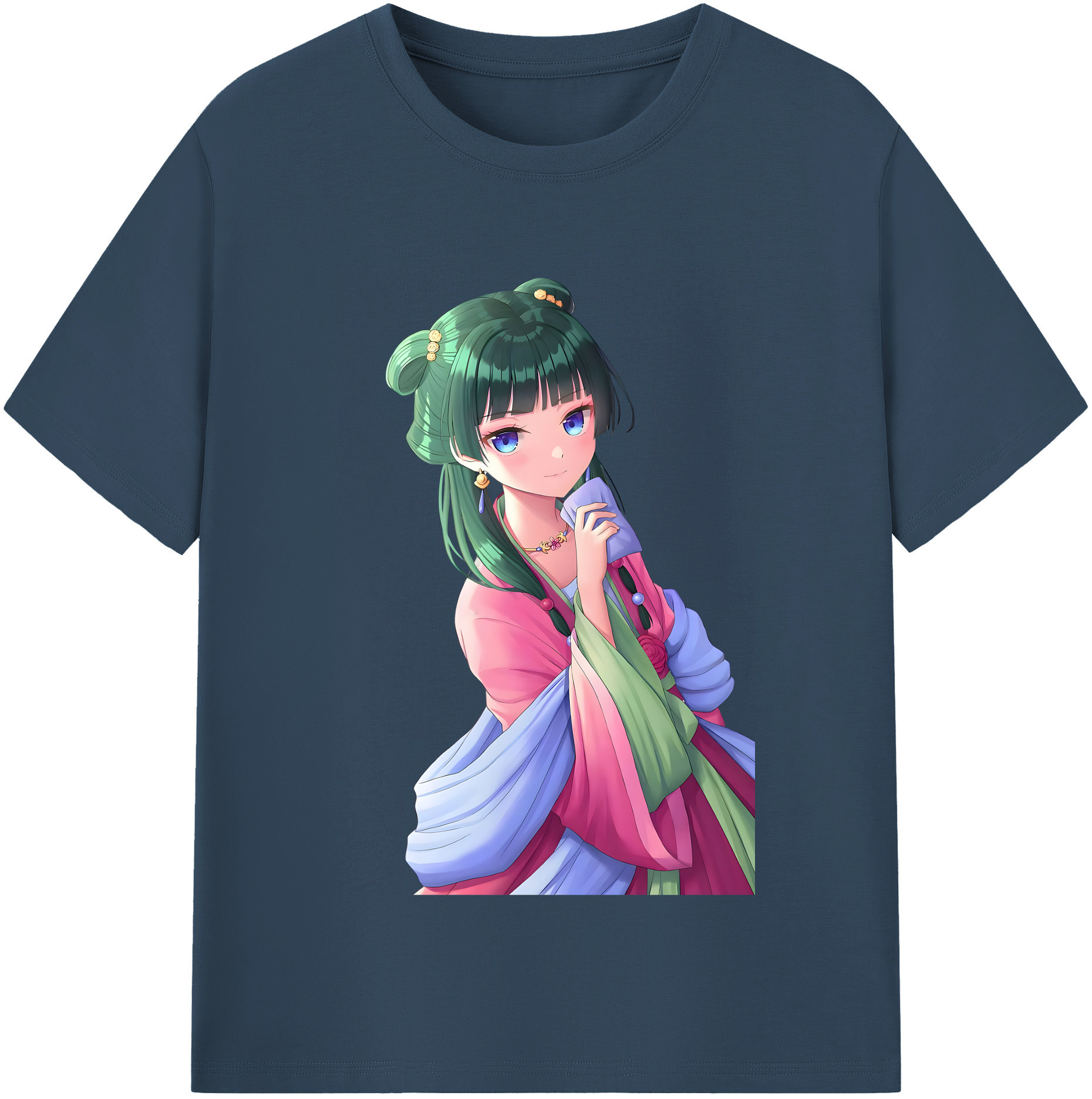 （画像用） 薬屋のひとりごと The Apothecary Diaries レディースカジュアルプリントTシャツ（綿100％）