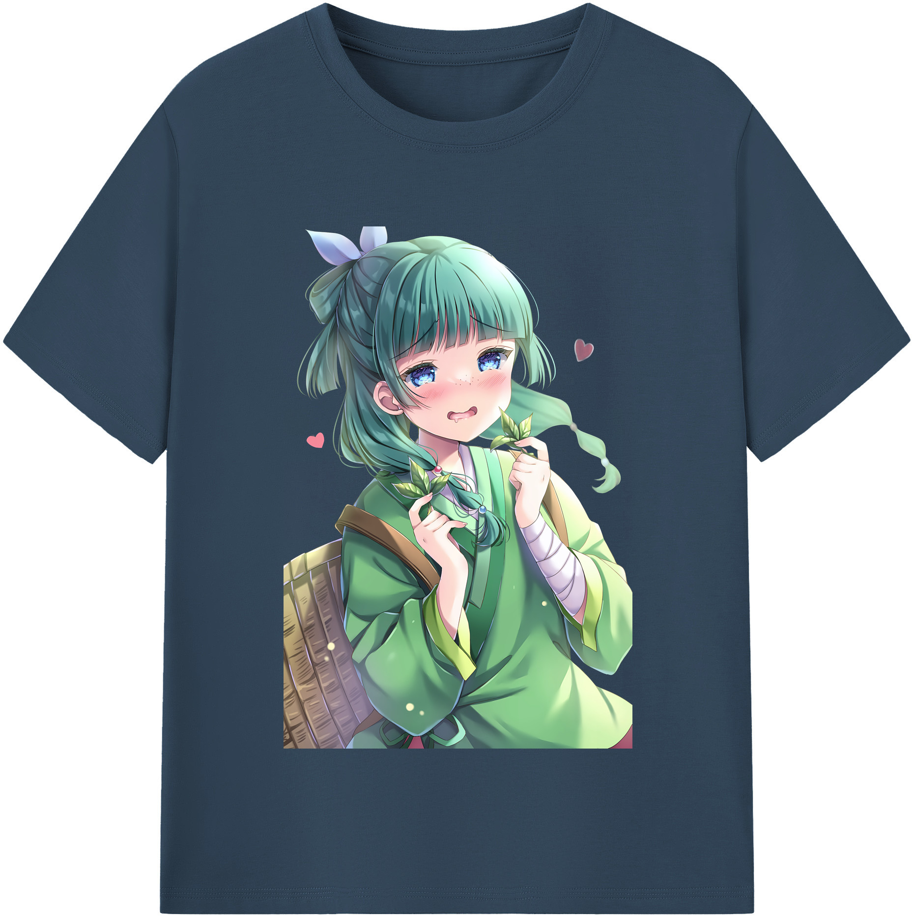 （画像用） 薬屋のひとりごと The Apothecary Diaries レディースカジュアルプリントTシャツ（綿100％）