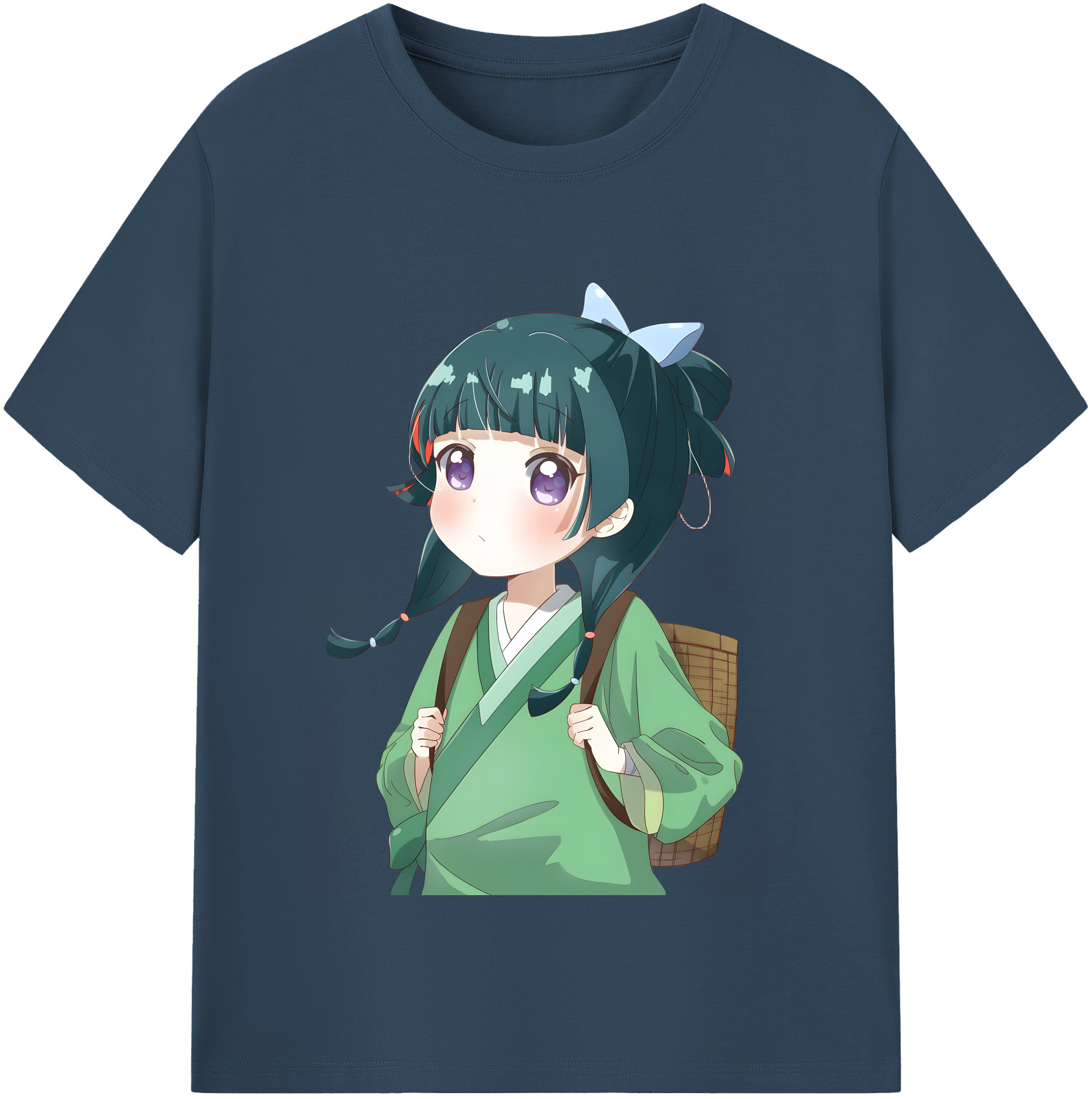 （画像用） 薬屋のひとりごと The Apothecary Diaries レディースカジュアルプリントTシャツ（綿100％）