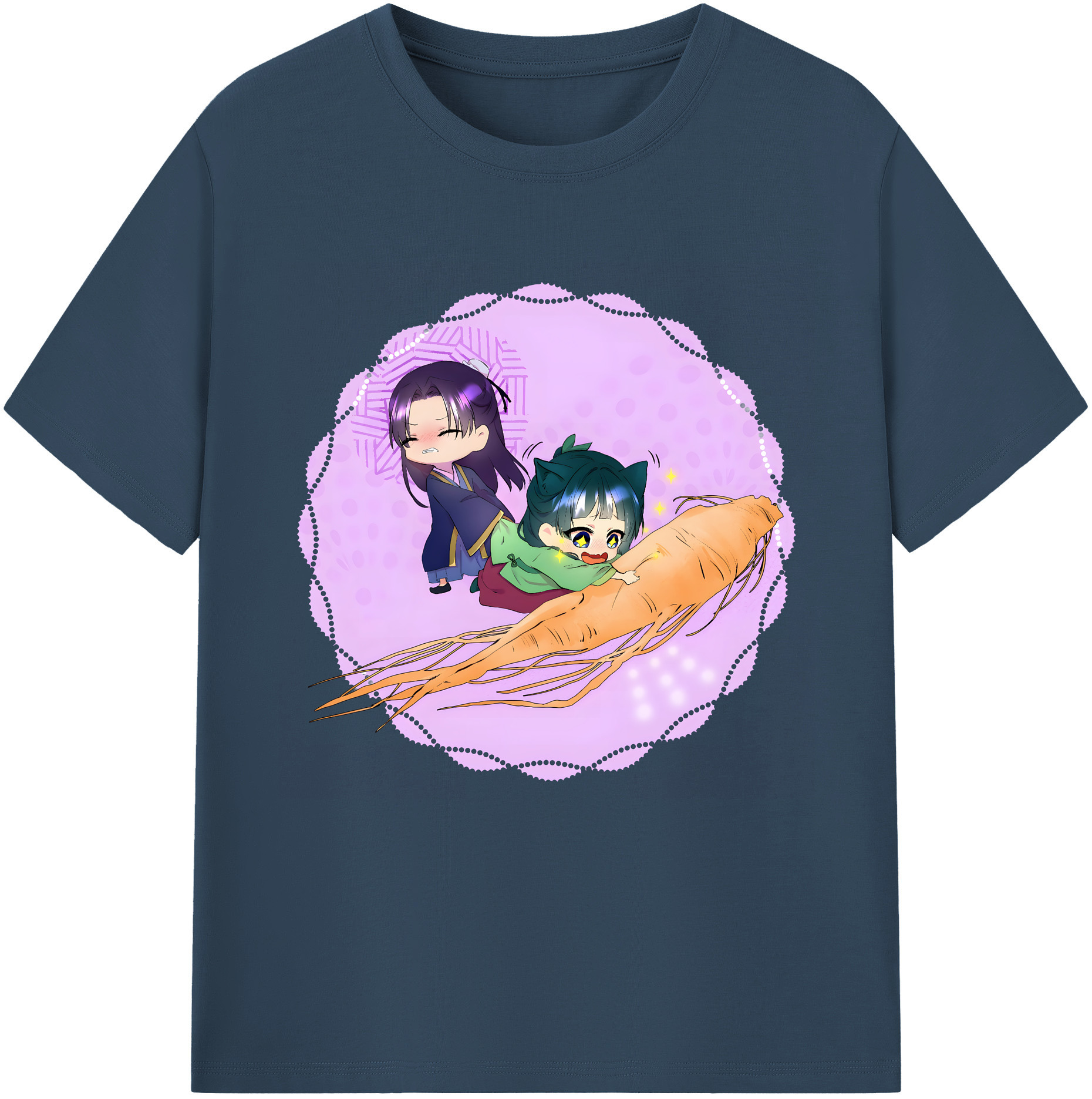 （画像用） 薬屋のひとりごと The Apothecary Diaries レディースカジュアルプリントTシャツ（綿100％）