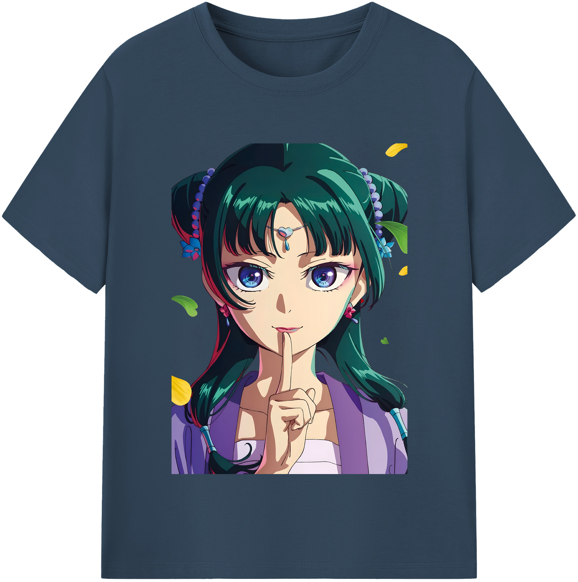 （画像用） 薬屋のひとりごと The Apothecary Diaries レディースカジュアルプリントTシャツ（綿100％）