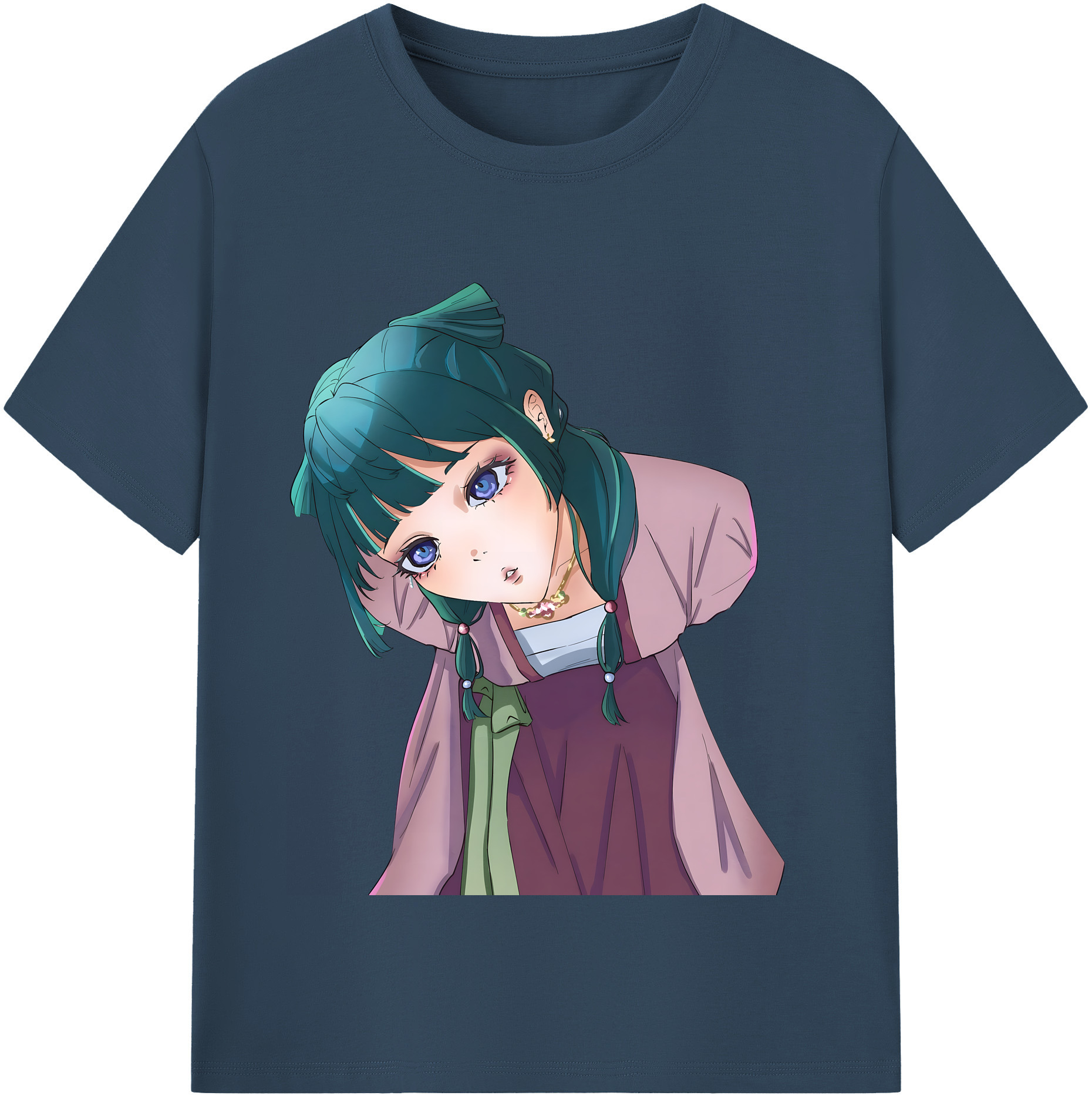 （画像用） 薬屋のひとりごと The Apothecary Diaries レディースカジュアルプリントTシャツ（綿100％）