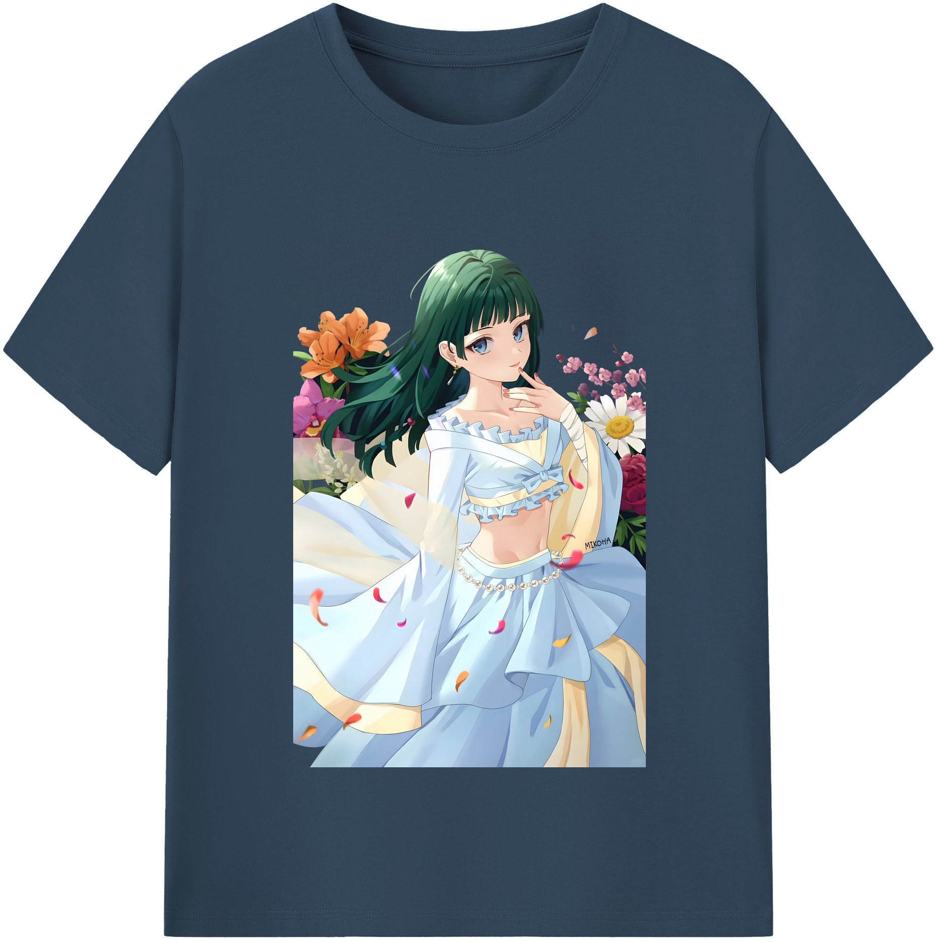 （画像用） 薬屋のひとりごと The Apothecary Diaries レディースカジュアルプリントTシャツ（綿100％）
