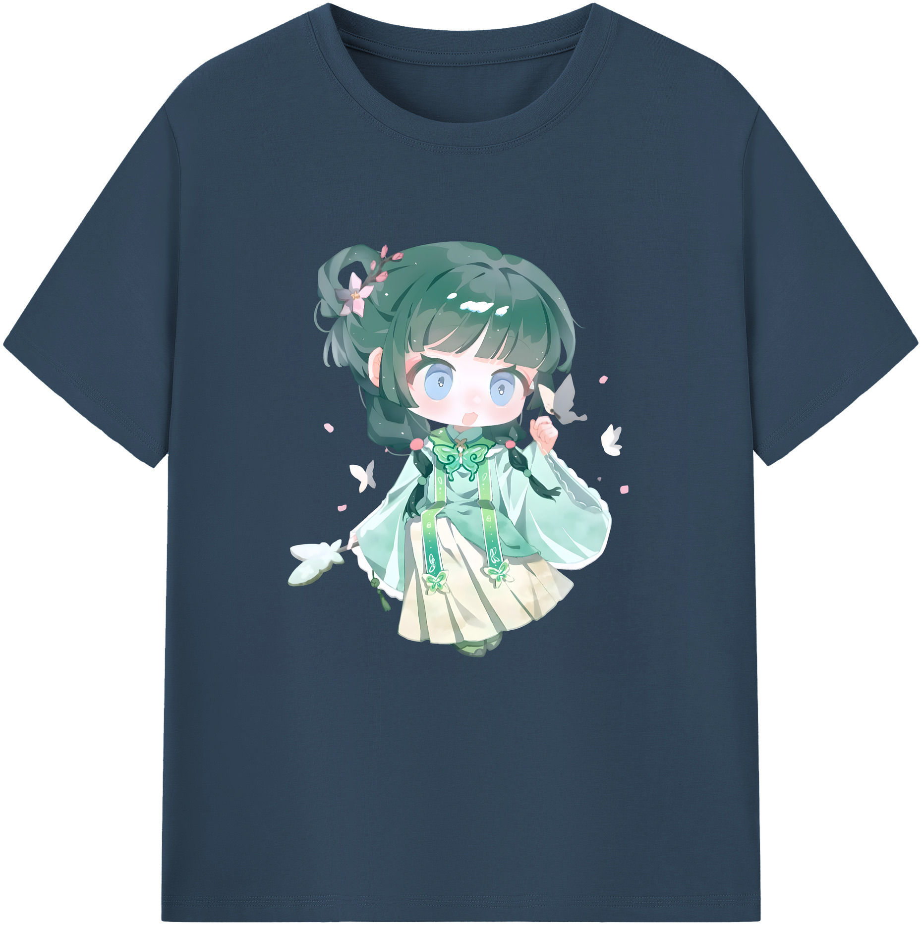 （画像用） 薬屋のひとりごと The Apothecary Diaries レディースカジュアルプリントTシャツ（綿100％）
