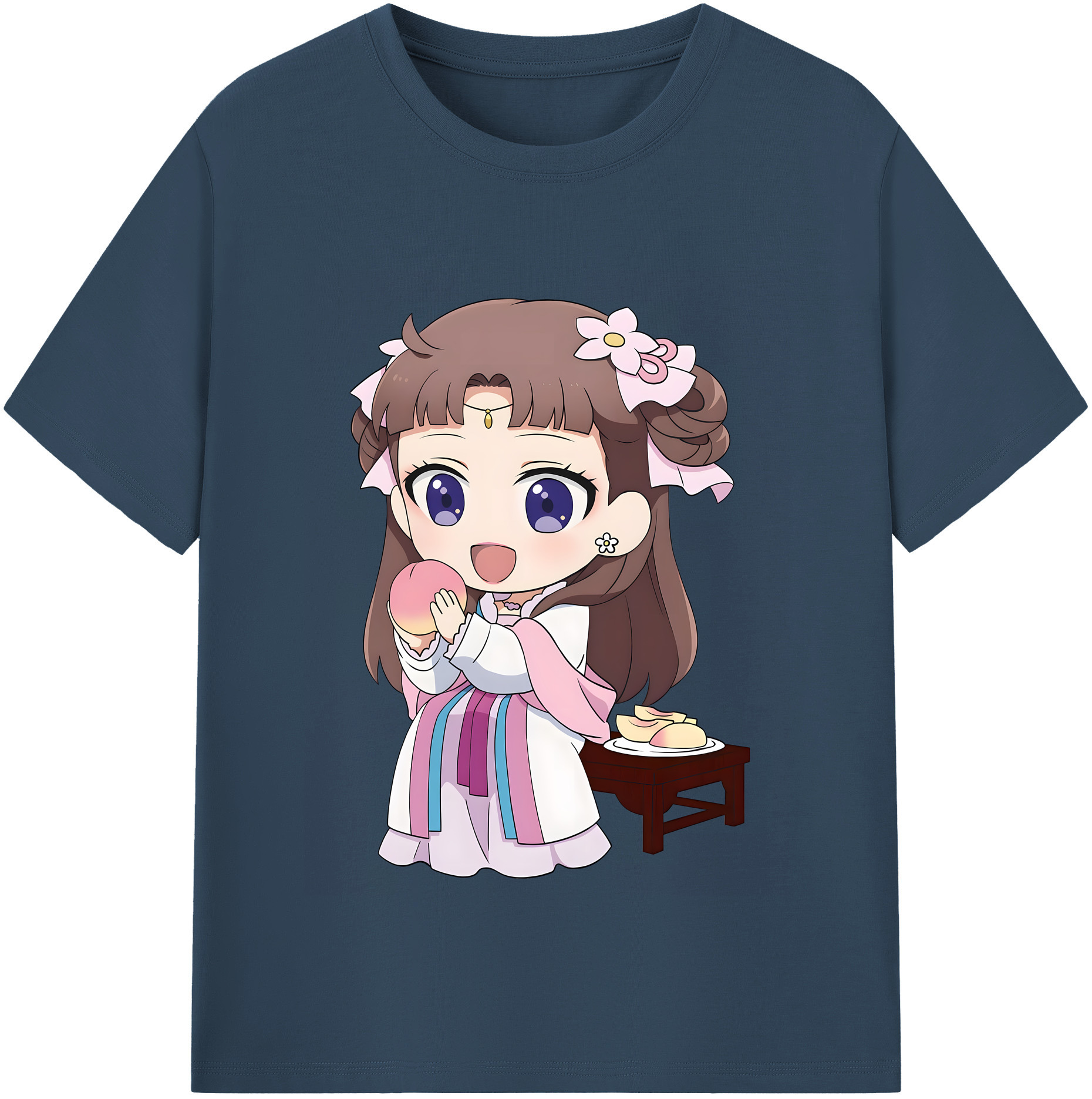 （画像用） 薬屋のひとりごと The Apothecary Diaries レディースカジュアルプリントTシャツ（綿100％）