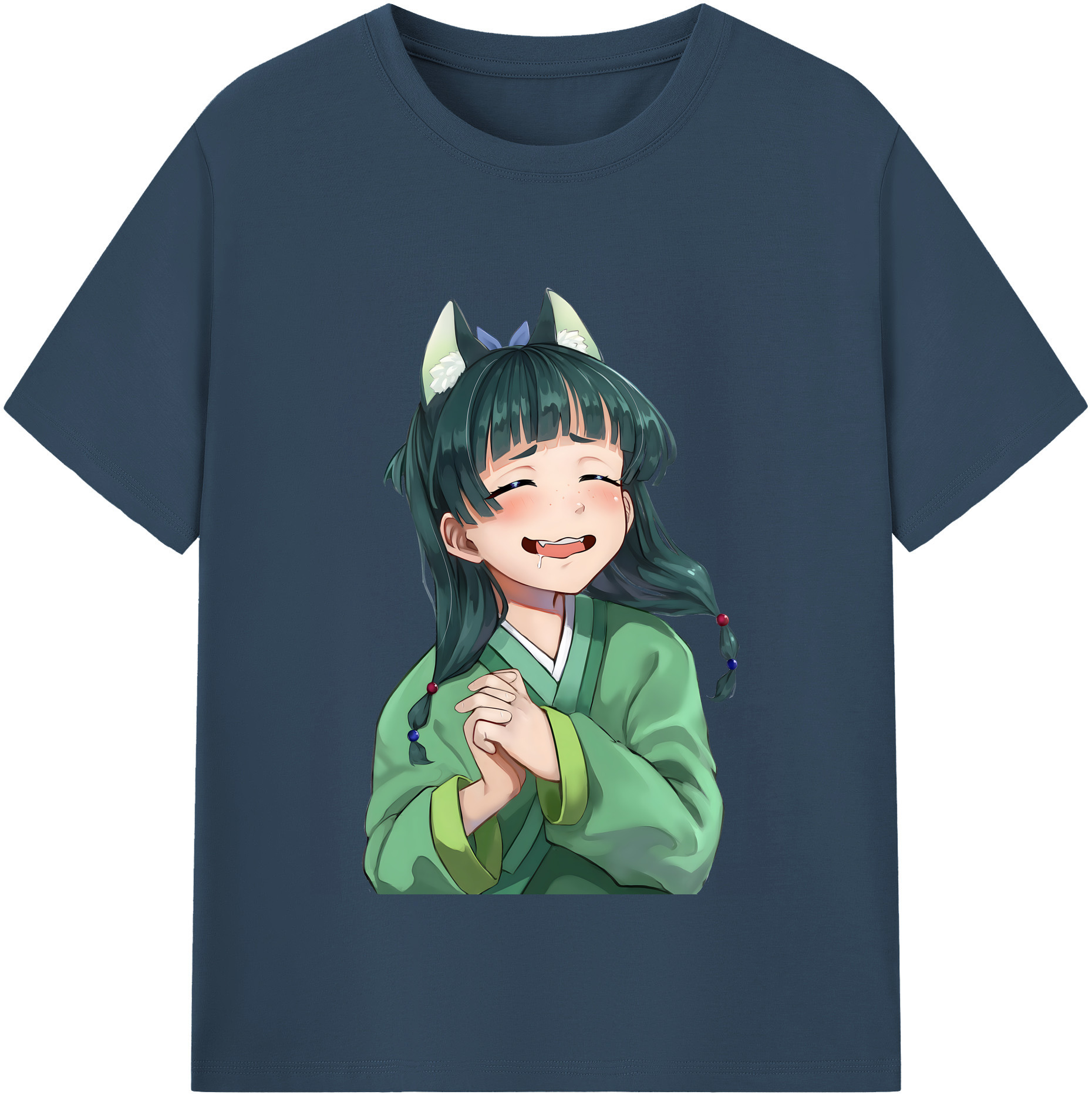 （画像用） 薬屋のひとりごと The Apothecary Diaries レディースカジュアルプリントTシャツ（綿100％）