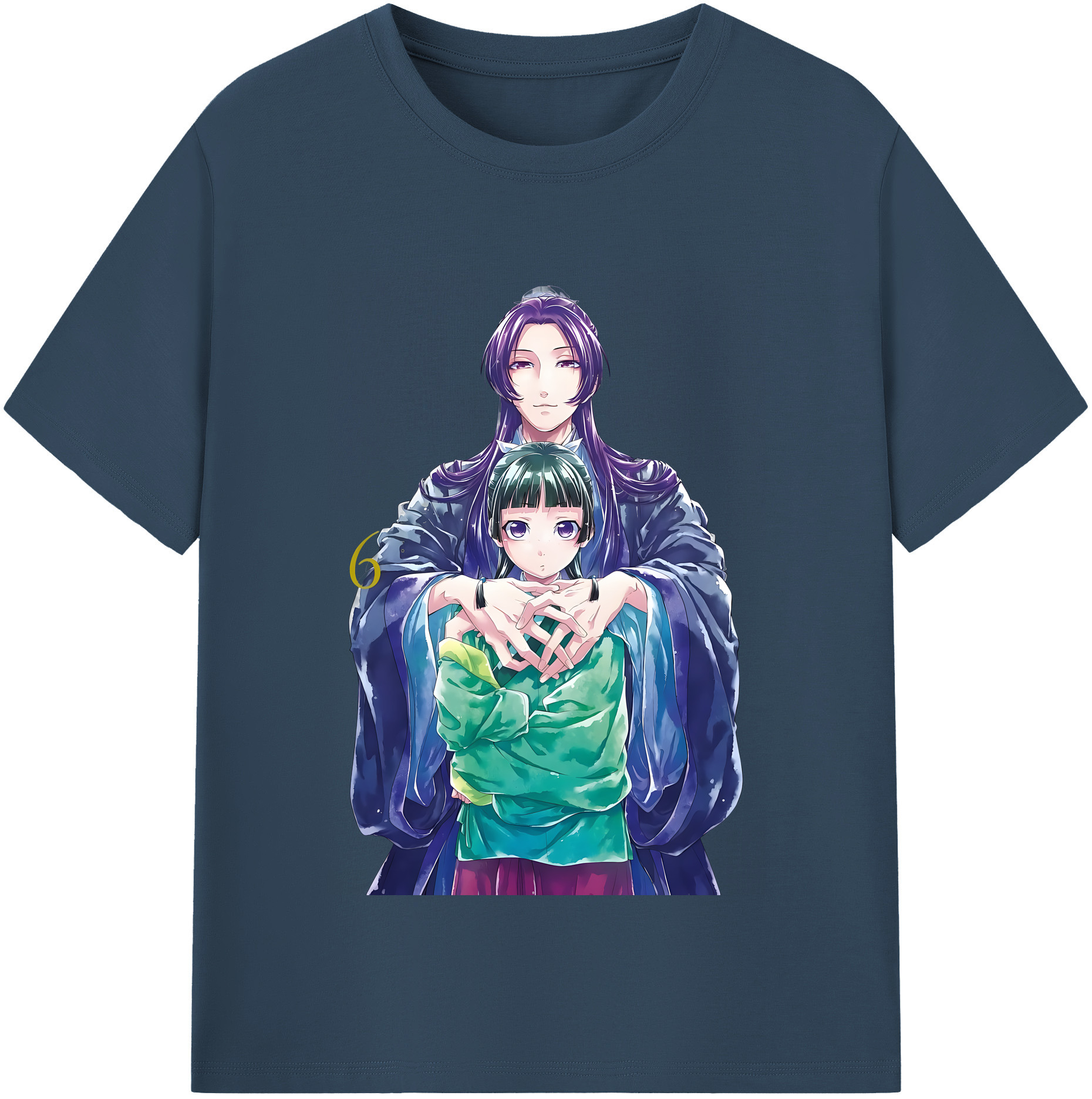 （画像用） 薬屋のひとりごと The Apothecary Diaries レディースカジュアルプリントTシャツ（綿100％）