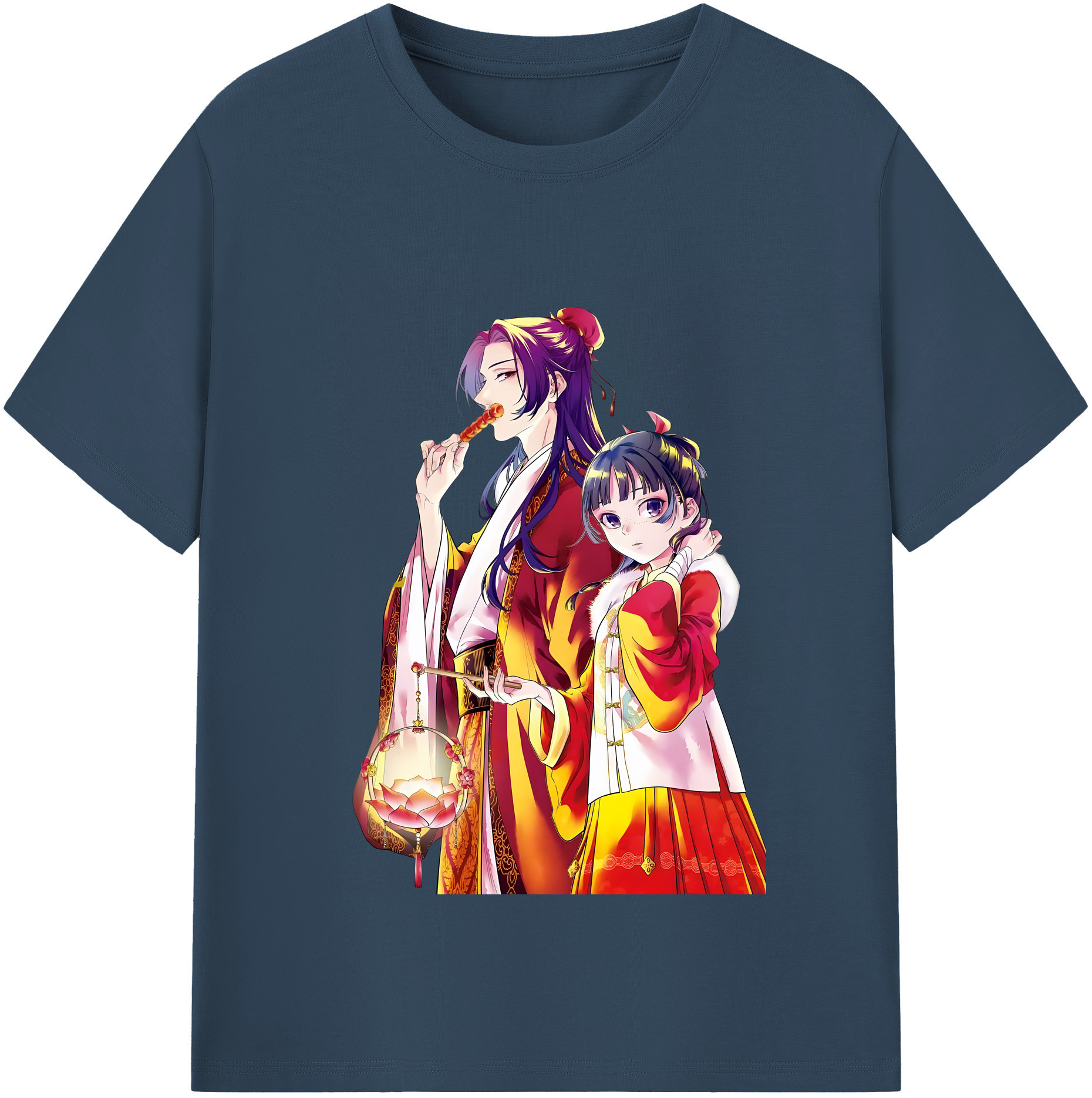 （画像用） 薬屋のひとりごと The Apothecary Diaries レディースカジュアルプリントTシャツ（綿100％）