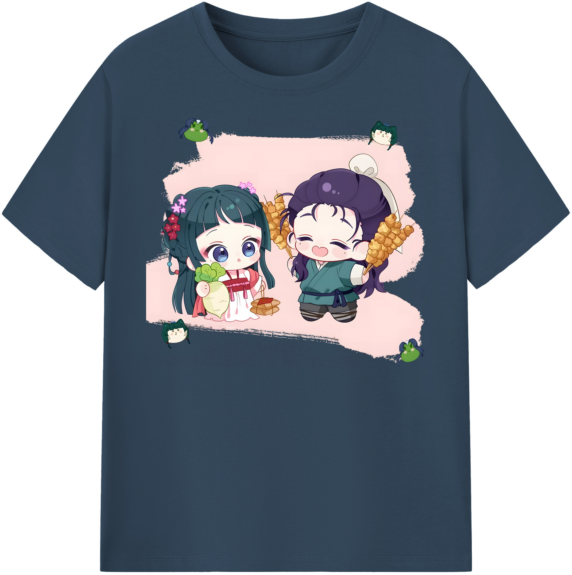（画像用） 薬屋のひとりごと The Apothecary Diaries レディースカジュアルプリントTシャツ（綿100％）
