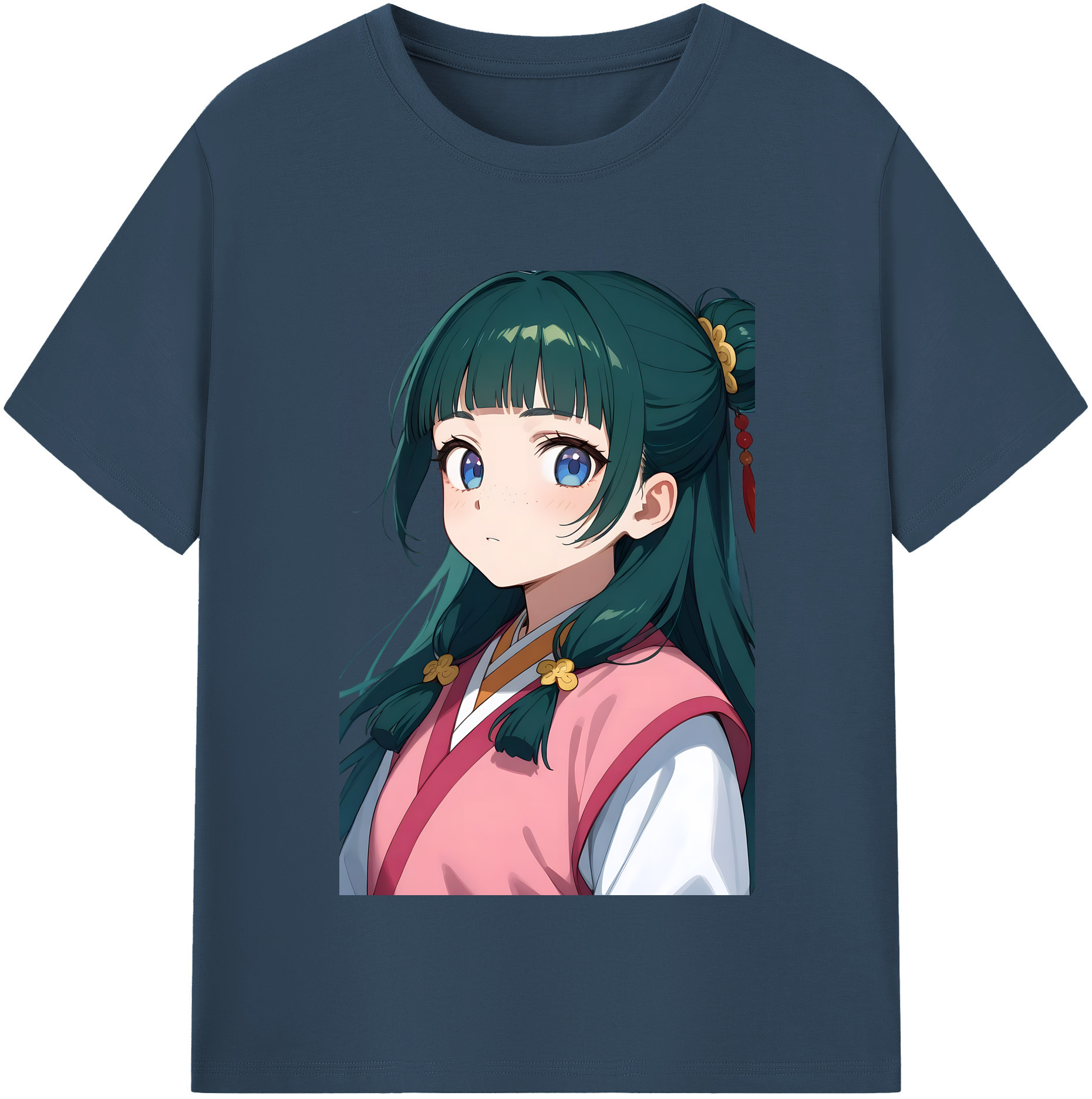 （画像用） 薬屋のひとりごと The Apothecary Diaries レディースカジュアルプリントTシャツ（綿100％）