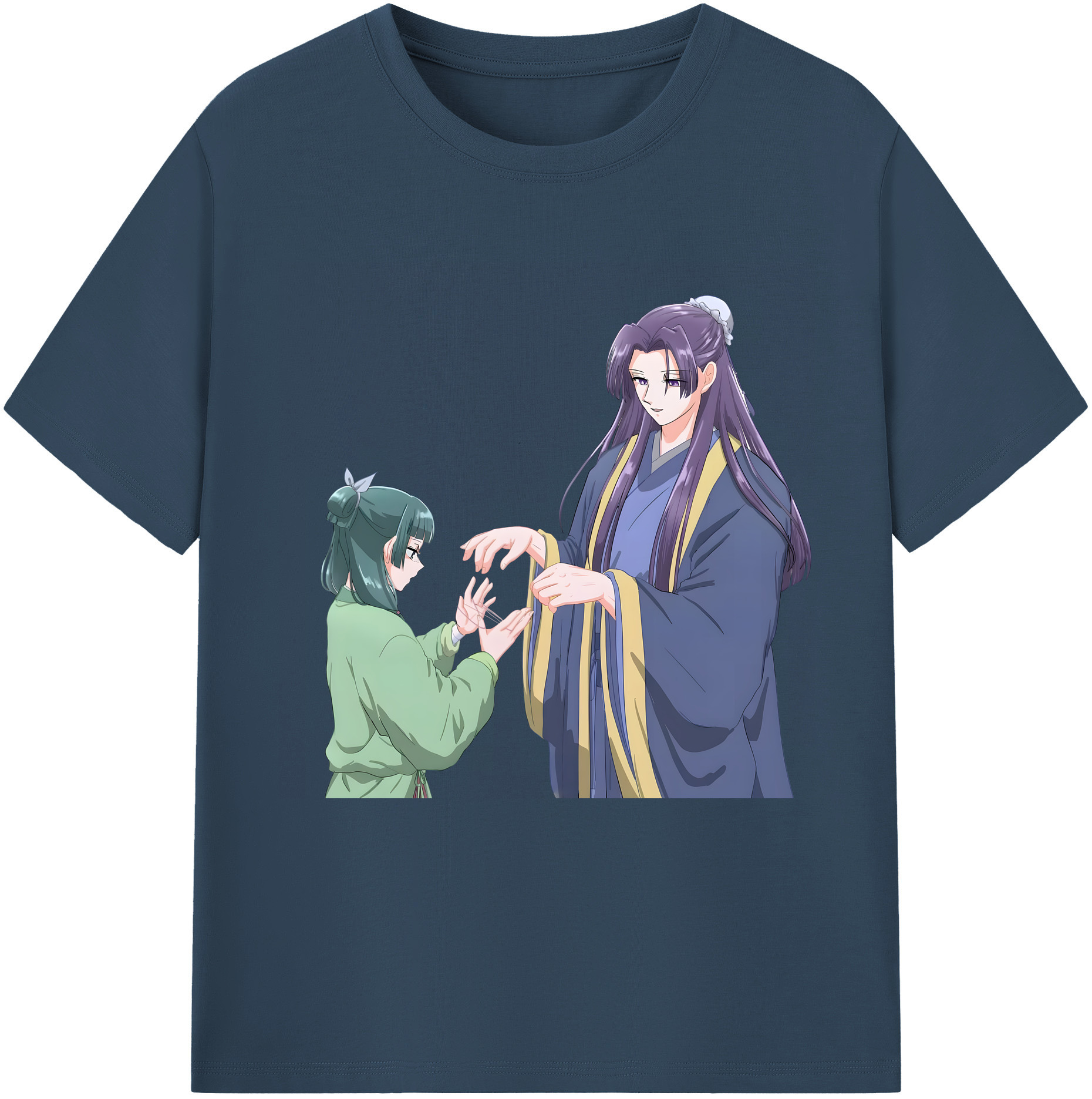 （画像用） 薬屋のひとりごと The Apothecary Diaries レディースカジュアルプリントTシャツ（綿100％）