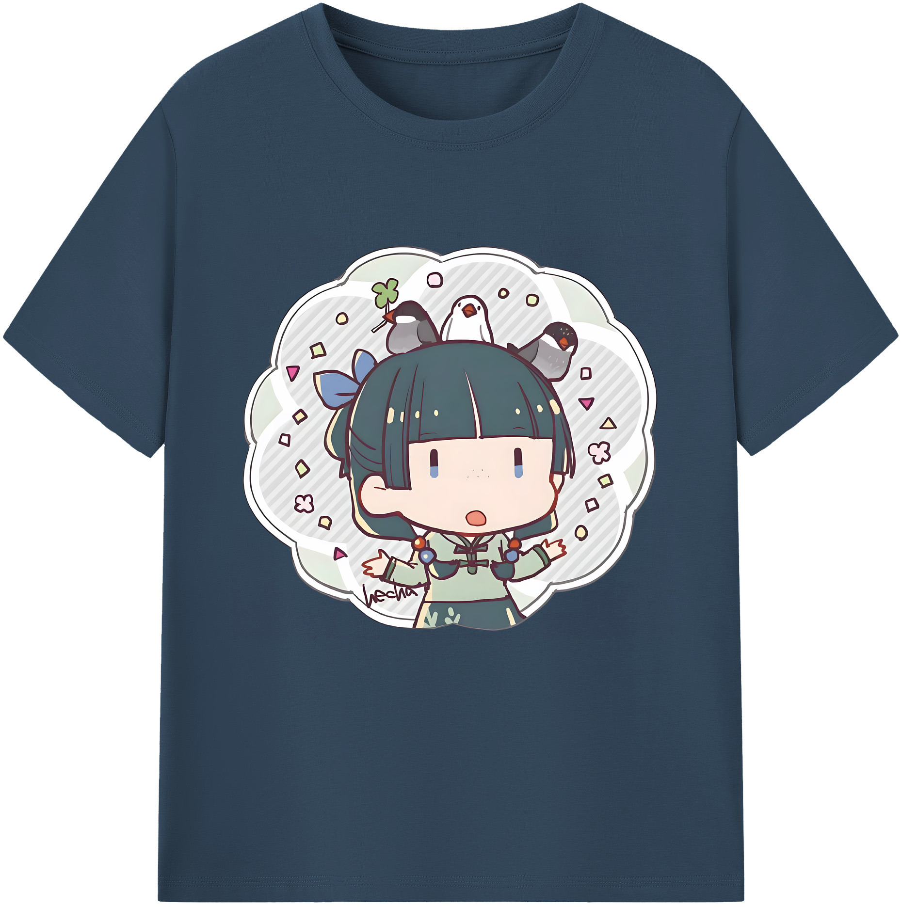 （画像用） 薬屋のひとりごと The Apothecary Diaries レディースカジュアルプリントTシャツ（綿100％）