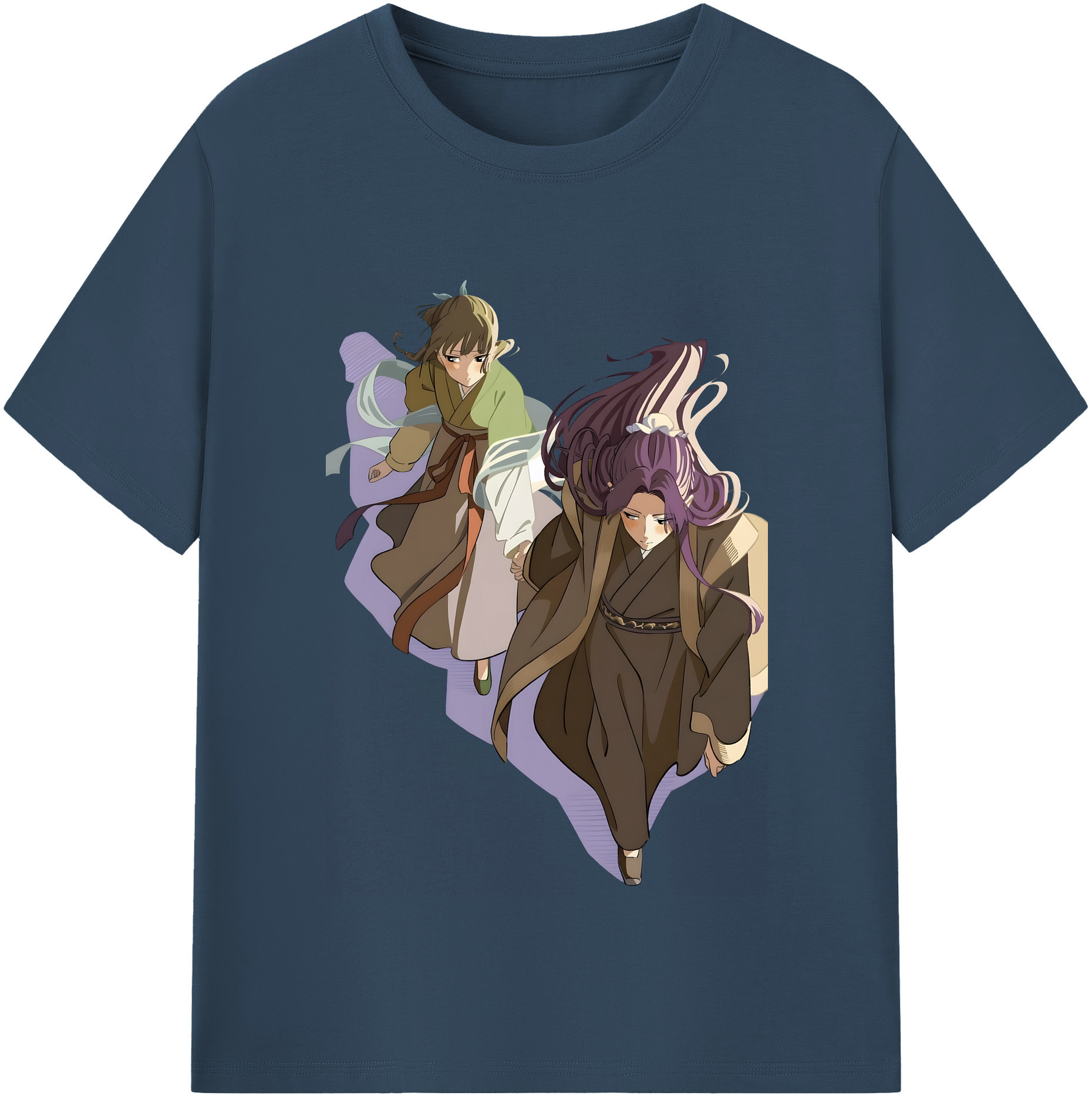 （画像用） 薬屋のひとりごと The Apothecary Diaries レディースカジュアルプリントTシャツ（綿100％）