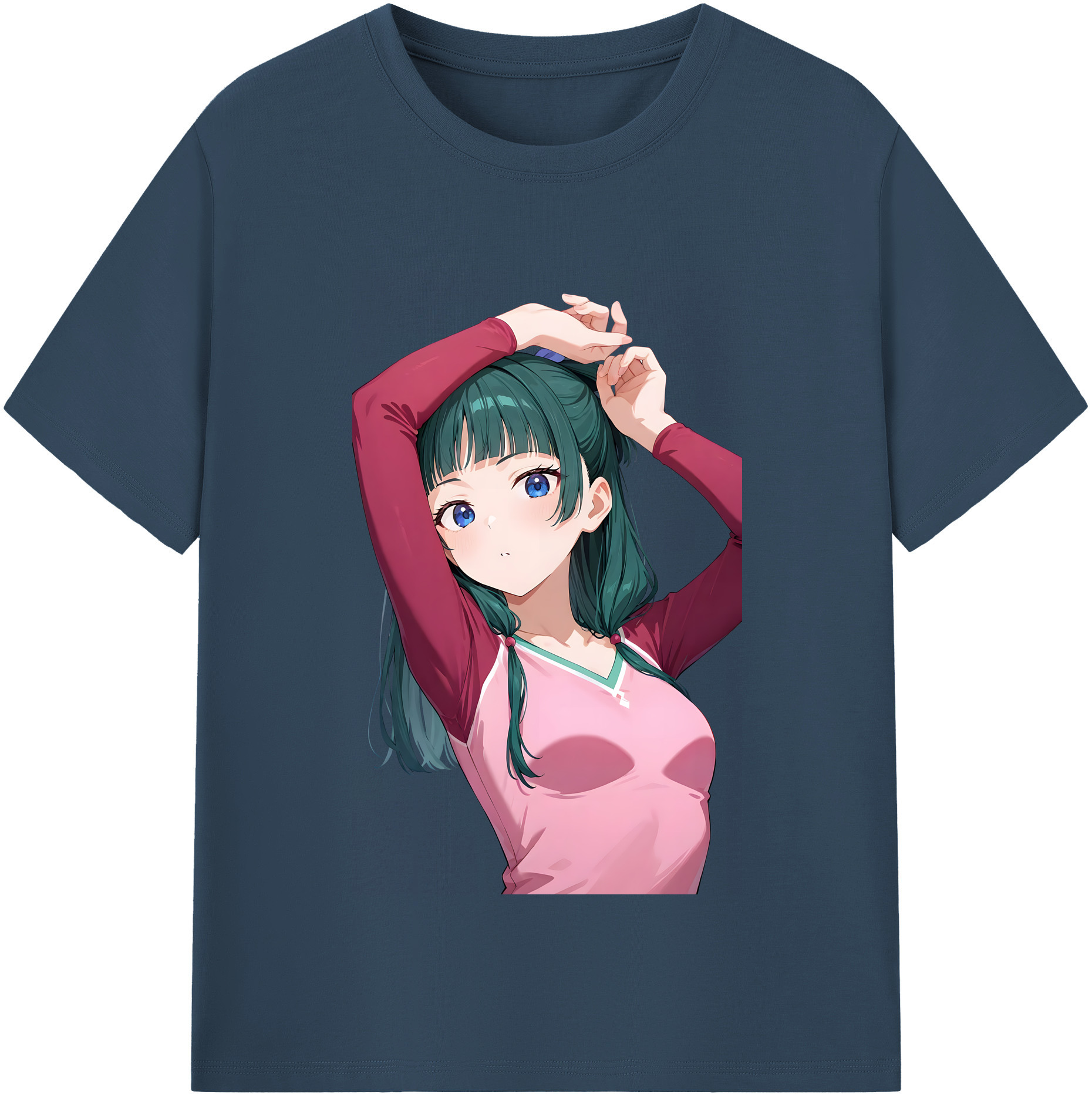 （画像用） 薬屋のひとりごと The Apothecary Diaries レディースカジュアルプリントTシャツ（綿100％）