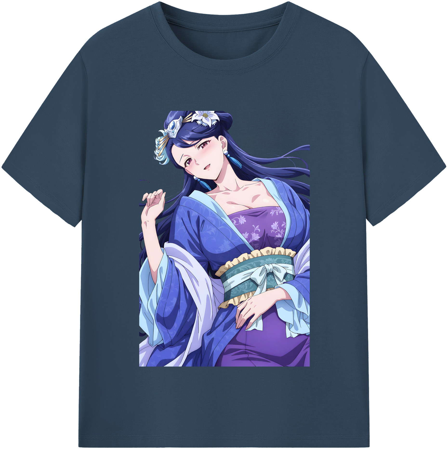 （画像用） 薬屋のひとりごと The Apothecary Diaries レディースカジュアルプリントTシャツ（綿100％）