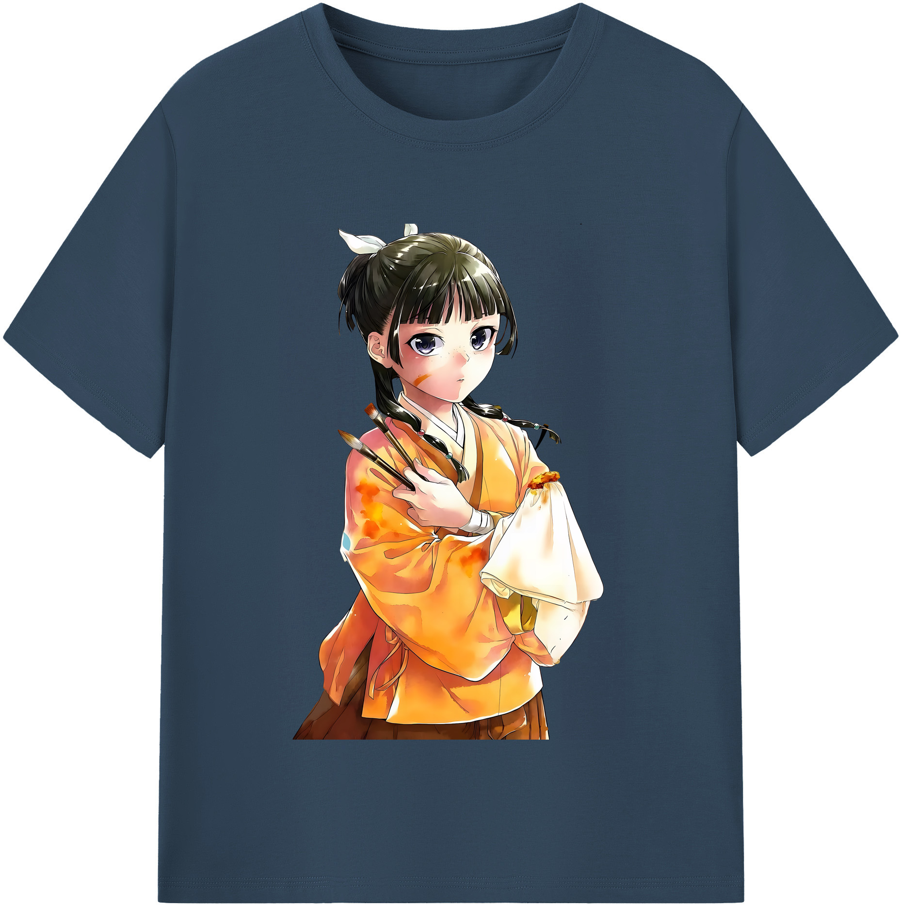 （画像用） 薬屋のひとりごと The Apothecary Diaries レディースカジュアルプリントTシャツ（綿100％）