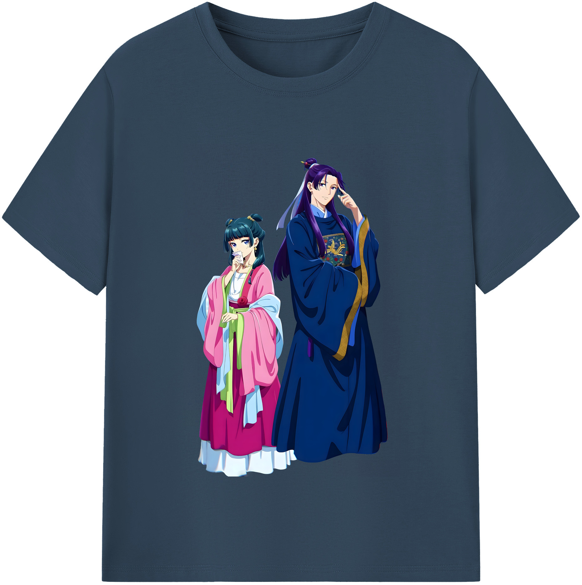 （画像用） 薬屋のひとりごと The Apothecary Diaries レディースカジュアルプリントTシャツ（綿100％）