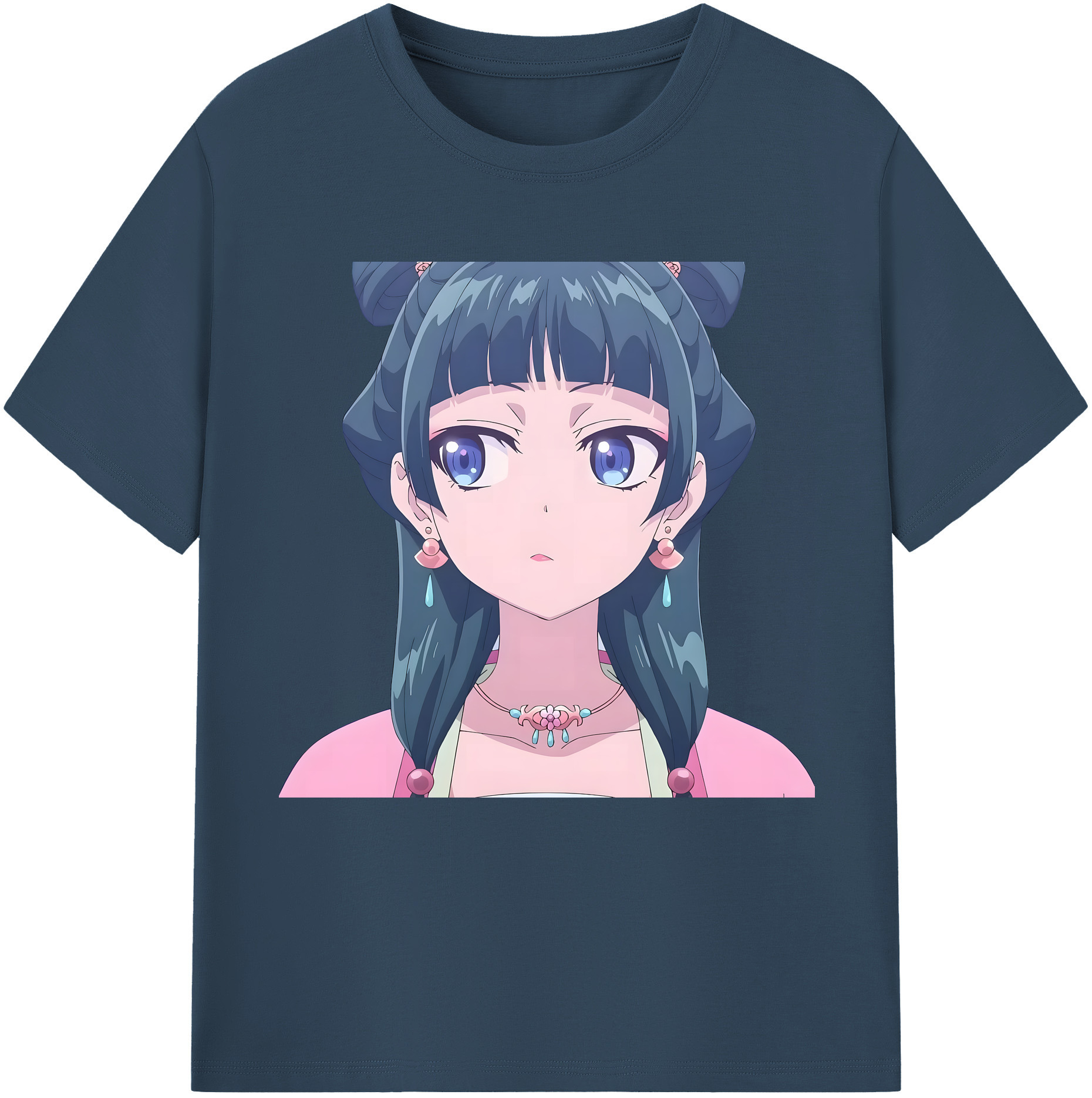 （画像用） 薬屋のひとりごと The Apothecary Diaries レディースカジュアルプリントTシャツ（綿100％）