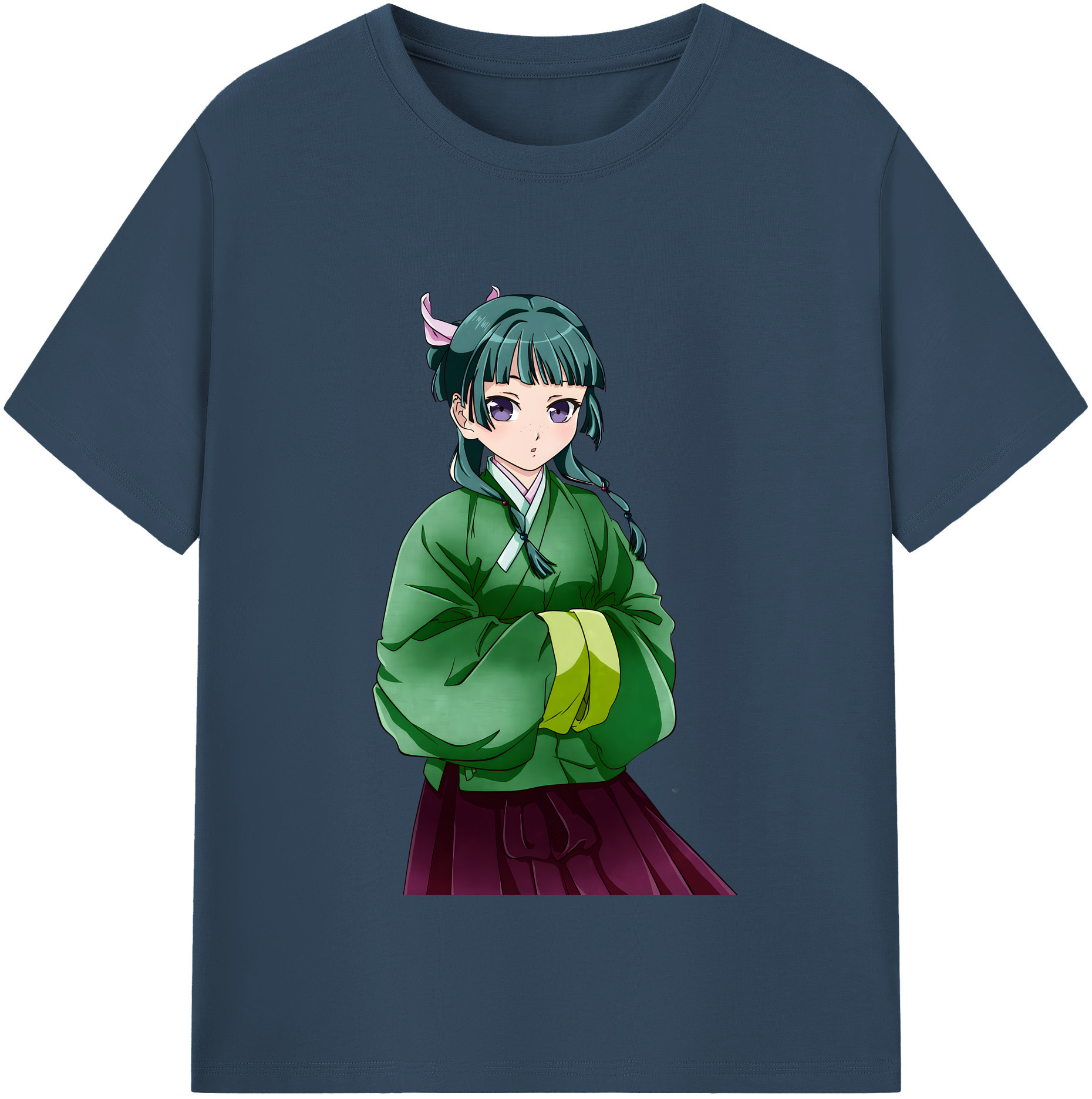 （画像用） 薬屋のひとりごと The Apothecary Diaries レディースカジュアルプリントTシャツ（綿100％）