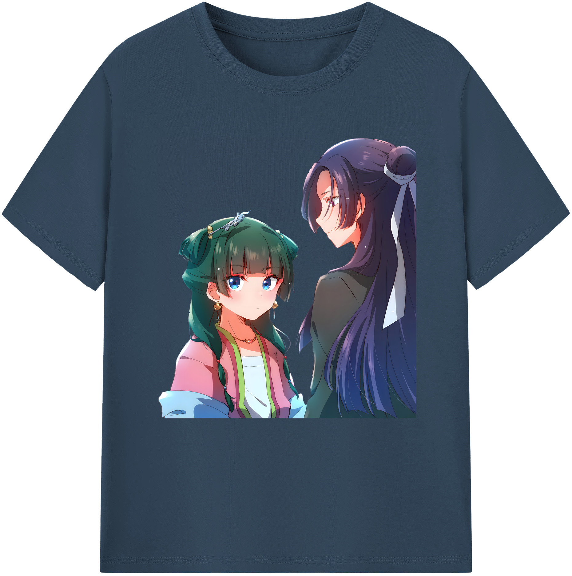 （画像用） 薬屋のひとりごと The Apothecary Diaries レディースカジュアルプリントTシャツ（綿100％）
